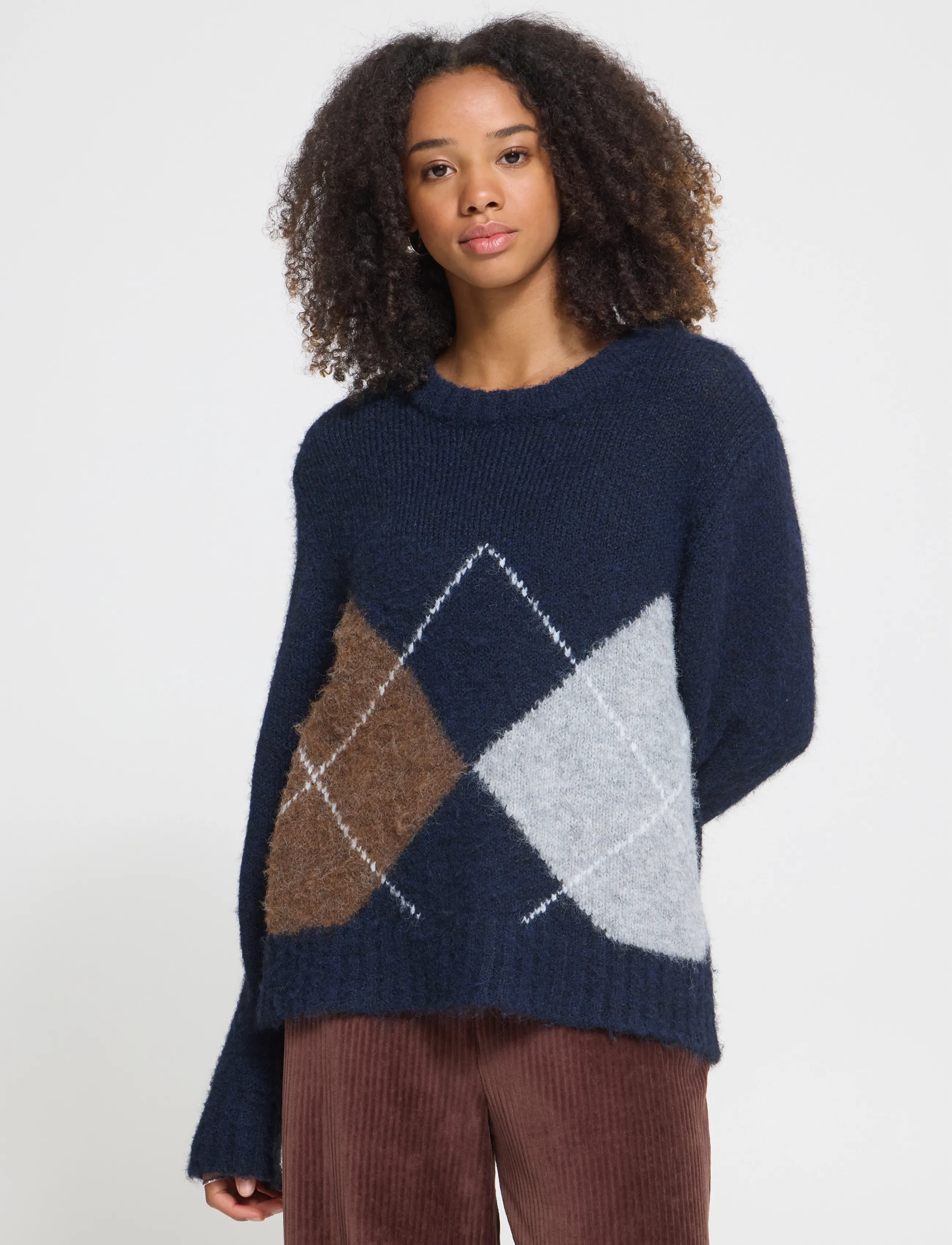 ICHI - IHBAYANA LS - striktrøjer - total eclipse harlekin - 5