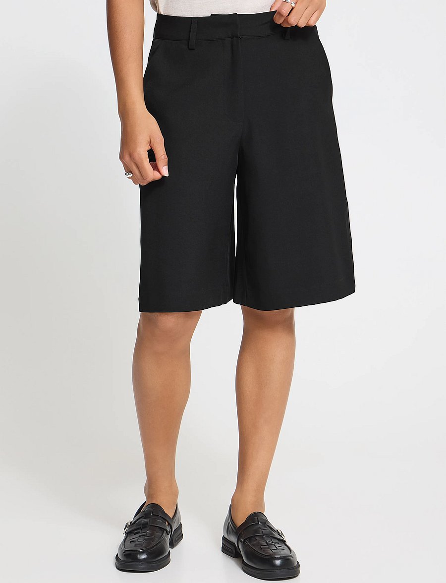 ICHI - IHFAVA LONG SHO - bermuda-püksid - black - 5