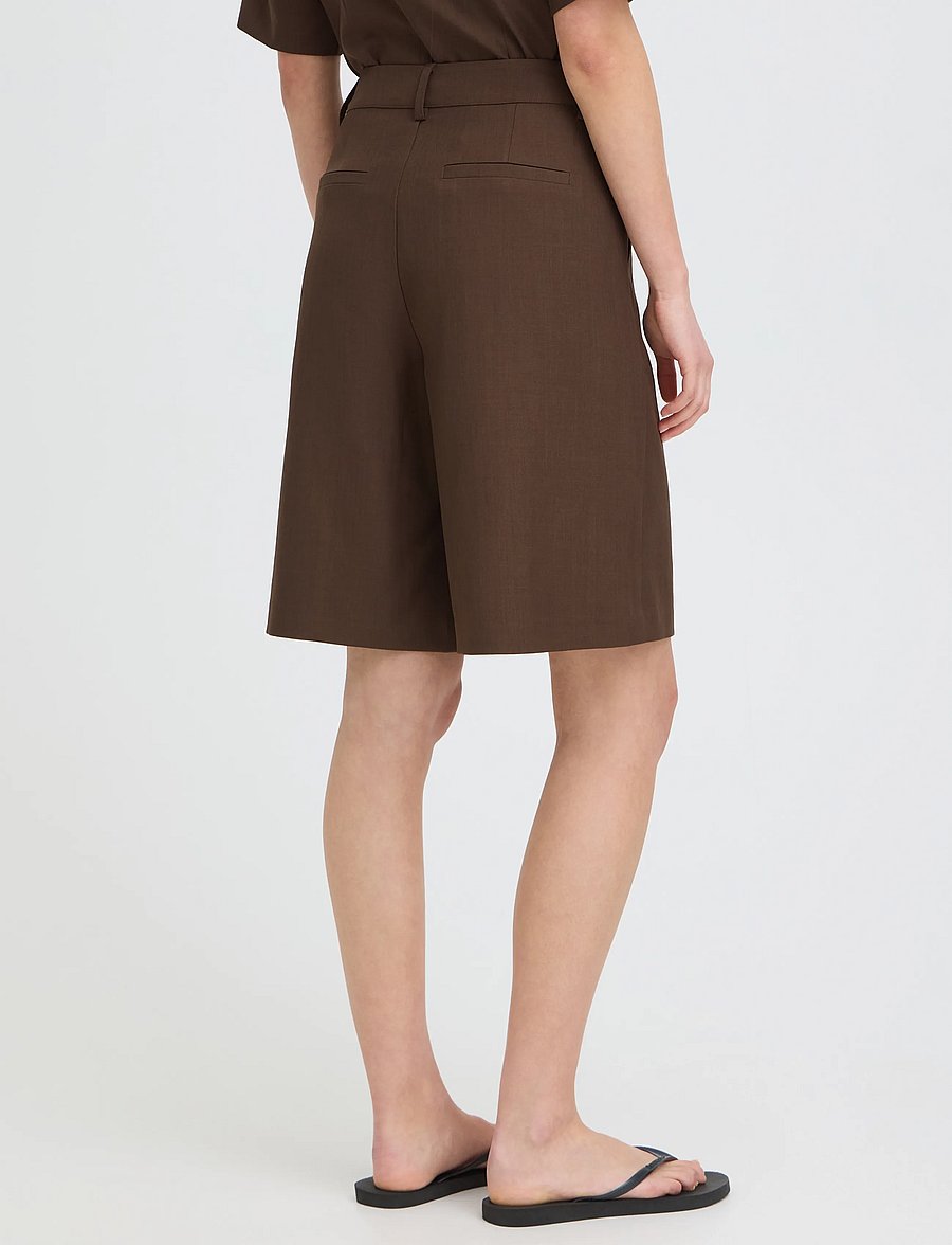 ICHI - IHFAVA LONG SHO - bermuda-püksid - slate black melange - 3