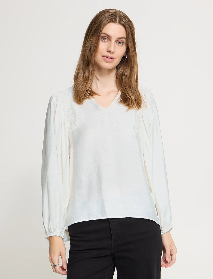 ICHI - IHIMELDA LS - långärmade blusar - birch - 5