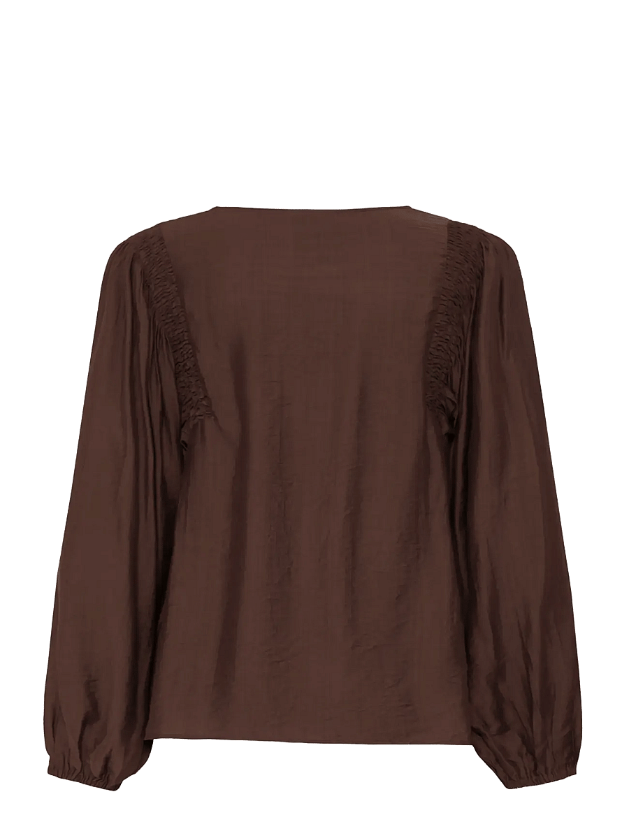 ICHI - IHIMELDA LS - långärmade blusar - chicory coffee - 2