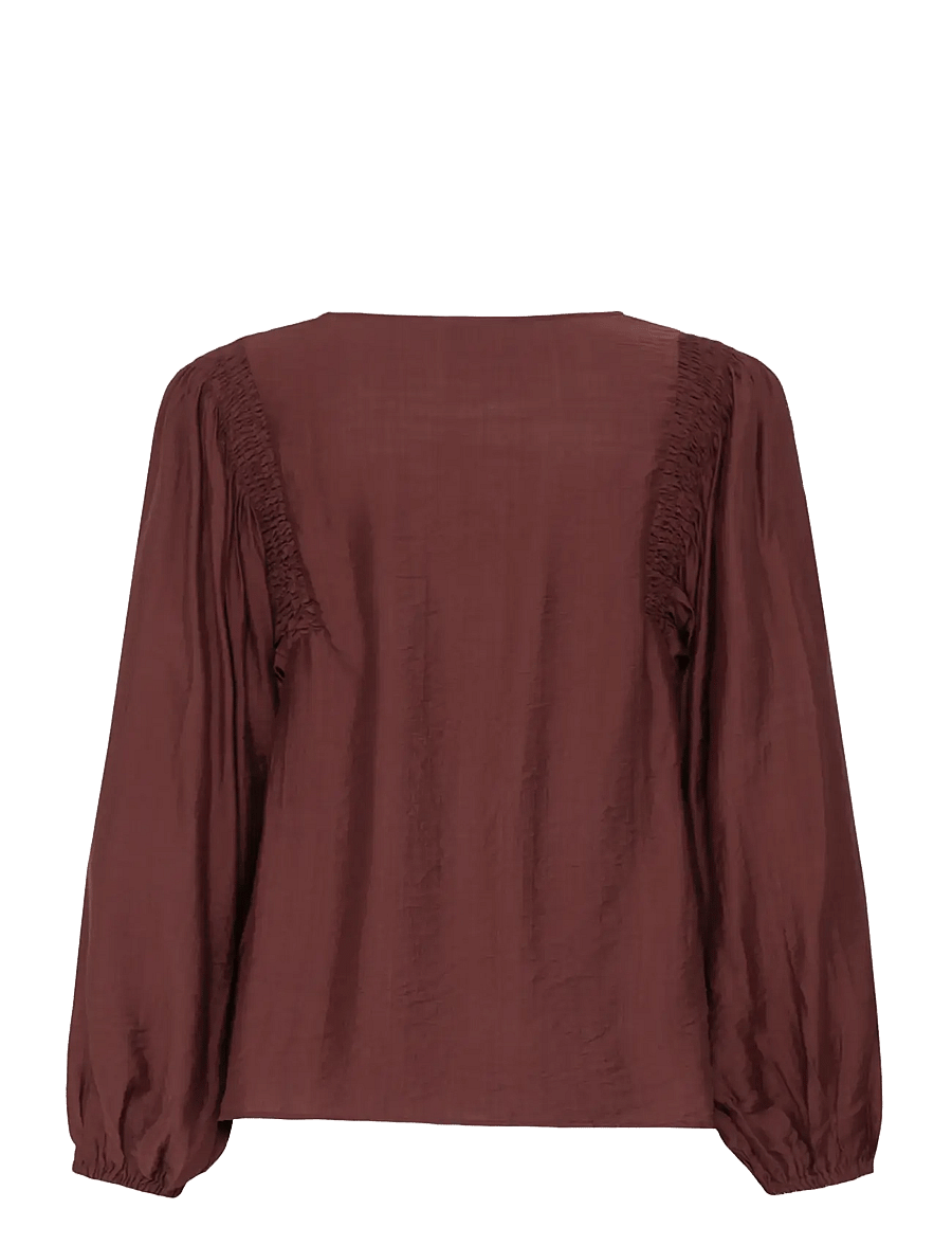 ICHI - IHIMELDA LS - långärmade blusar - port royale - 2