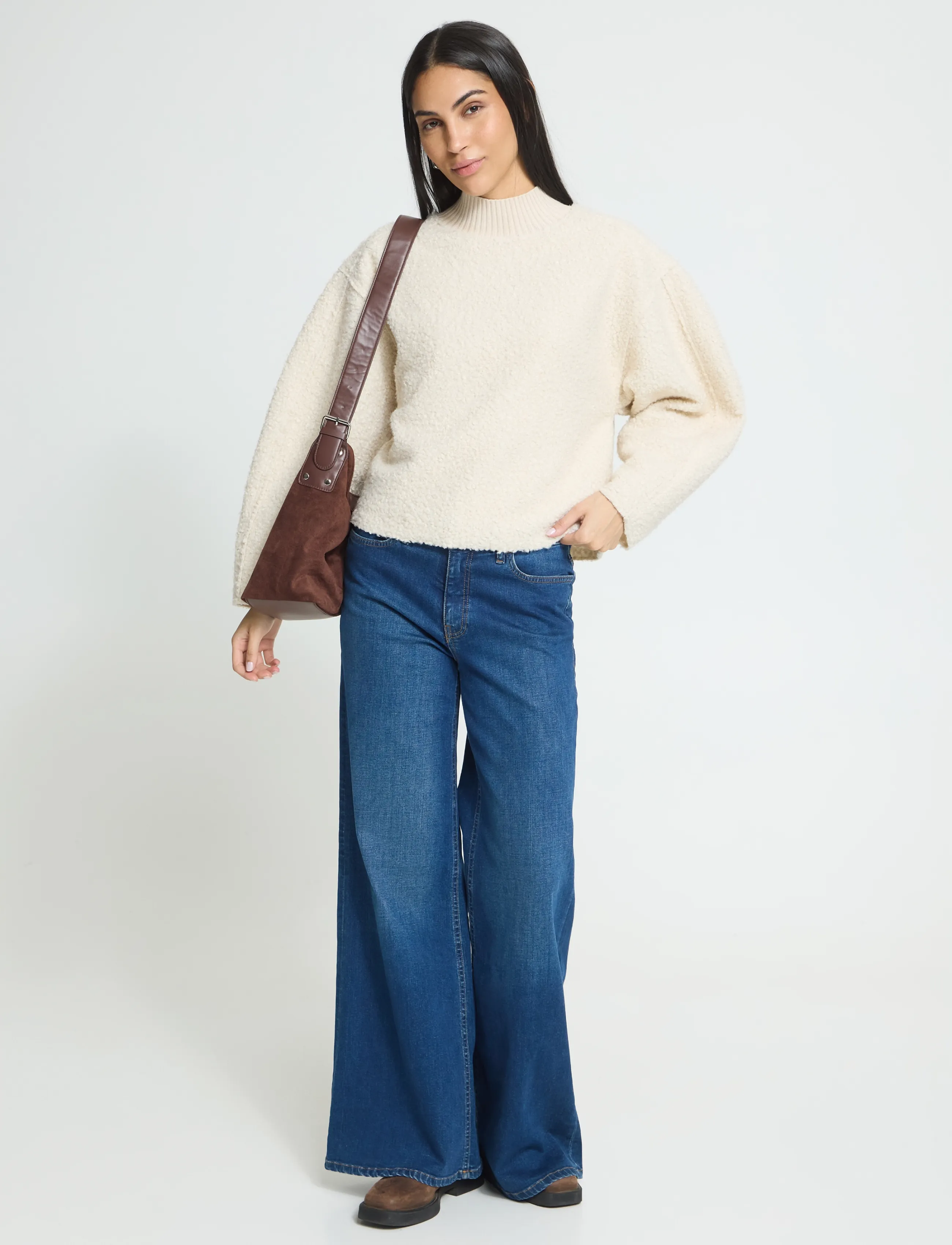 ICHI IHCURLEY LS - ICHI - BIRCH / cream