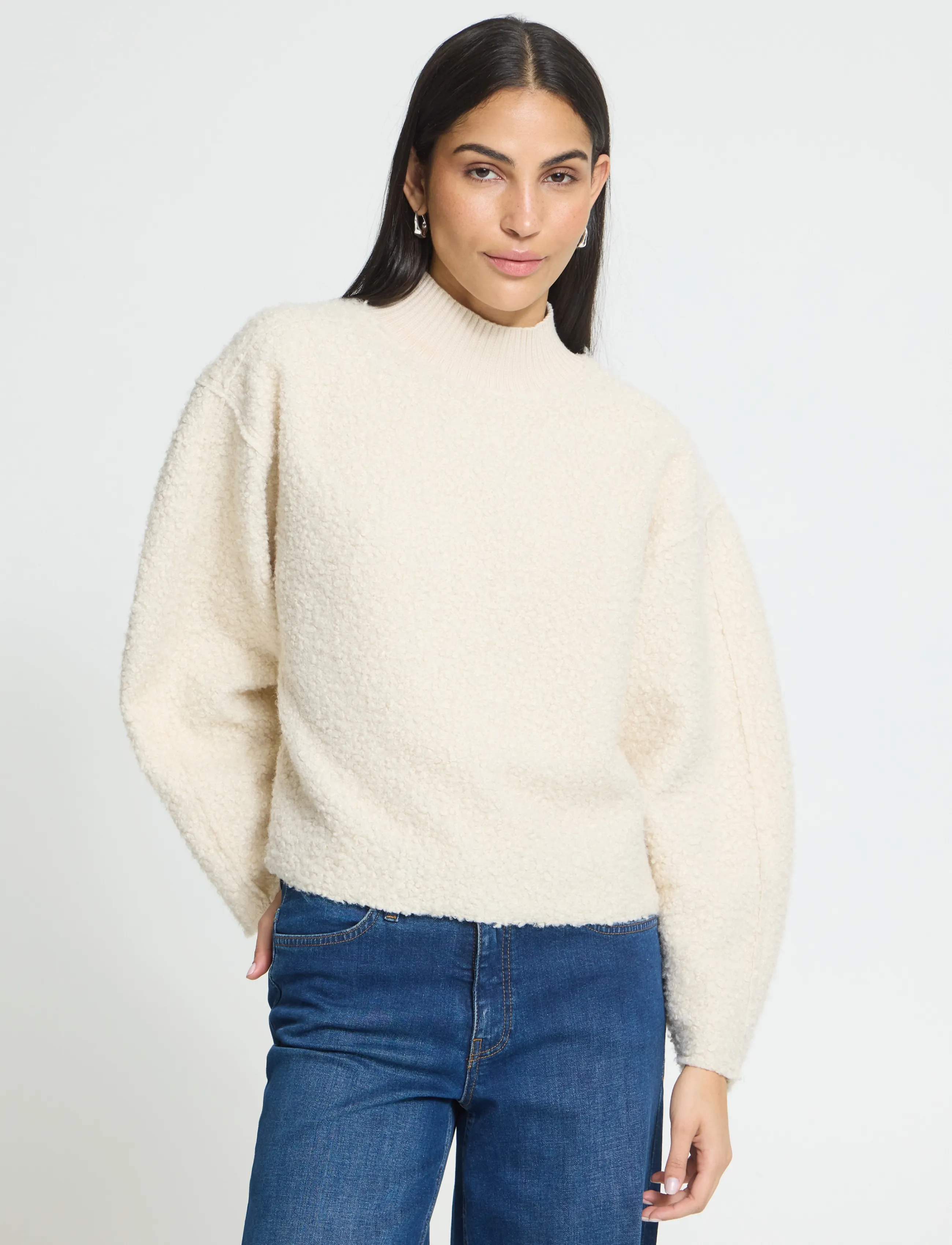 ICHI - IHCURLEY LS - pullover - birch - 5