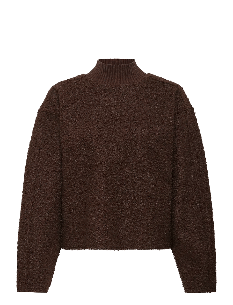ICHI - IHCURLEY LS - pullover - coffee bean - 0