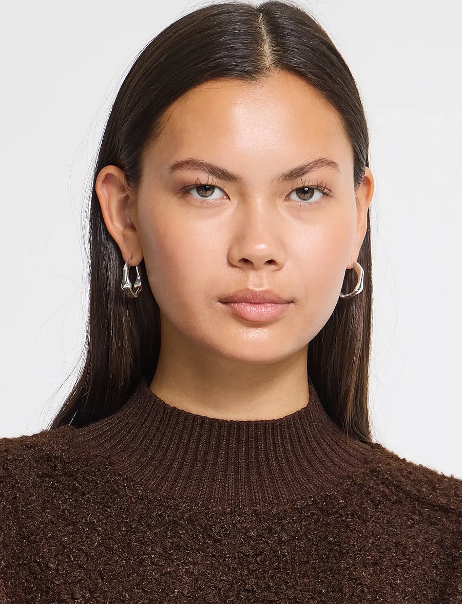 ICHI - IHCURLEY LS - pullover - coffee bean - 4