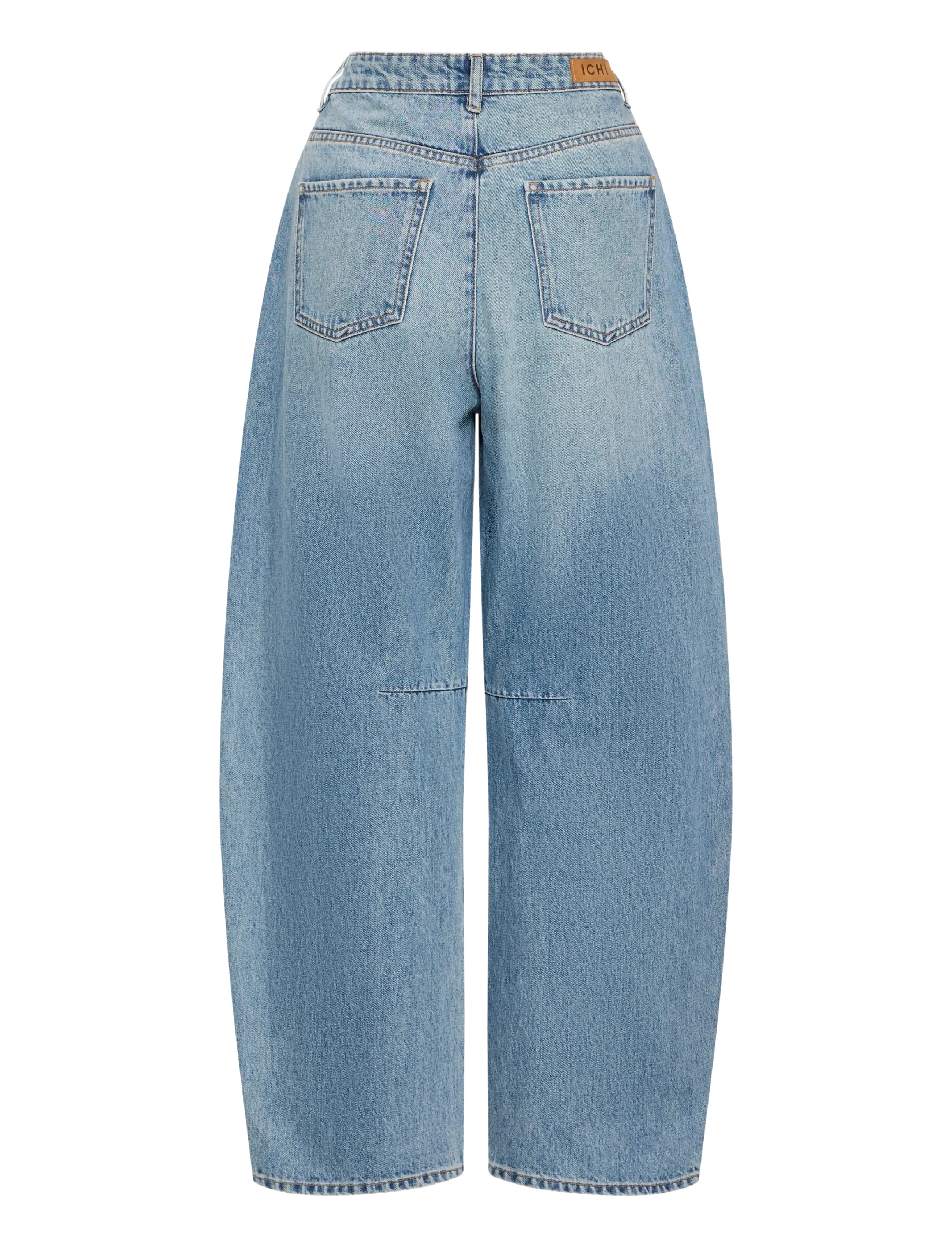 ICHI - IHMILANA BALLON PA - washed med. blue - 2