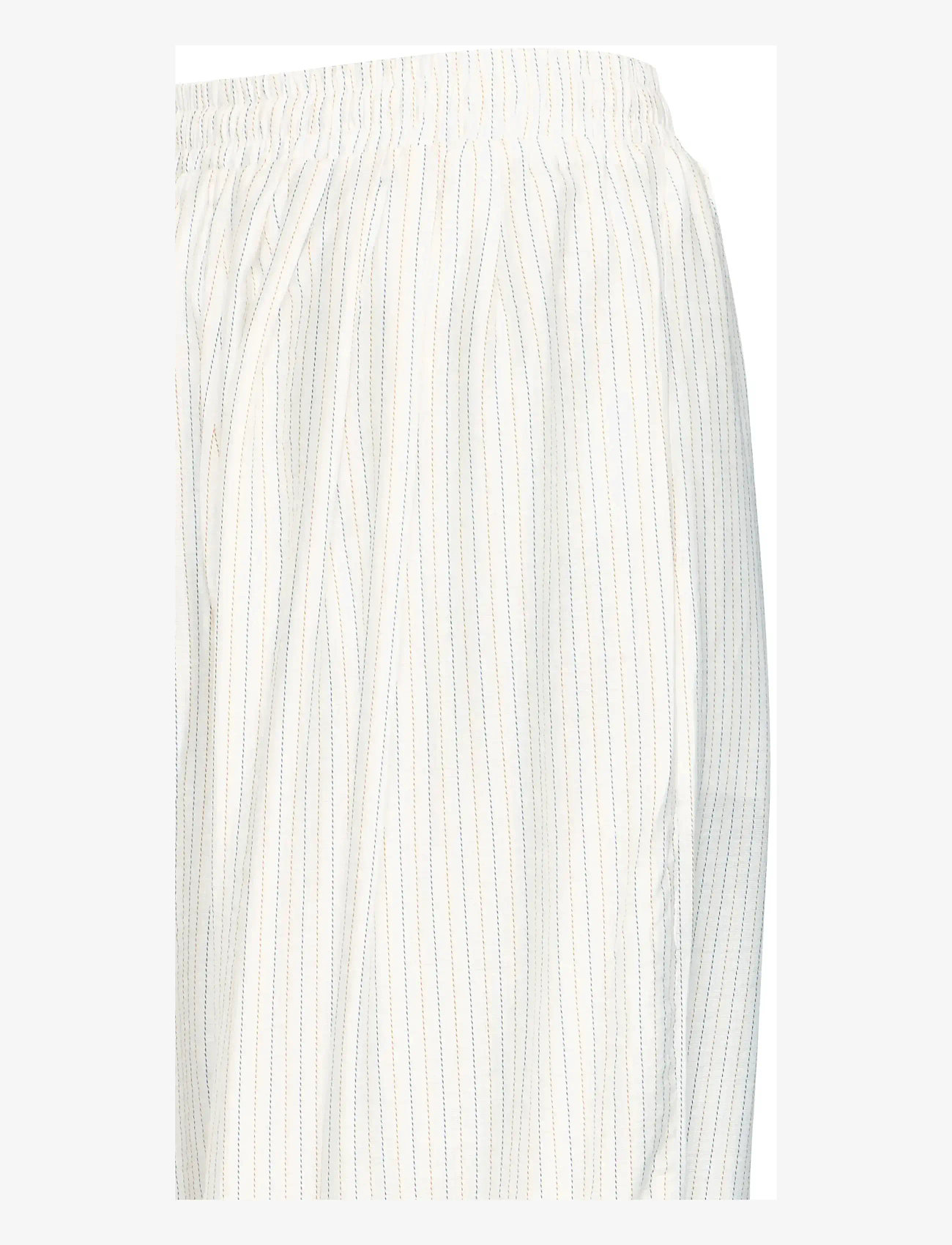 ICHI - IHHETTA PA - joggers - cloud dancer w. blue stripe - 3