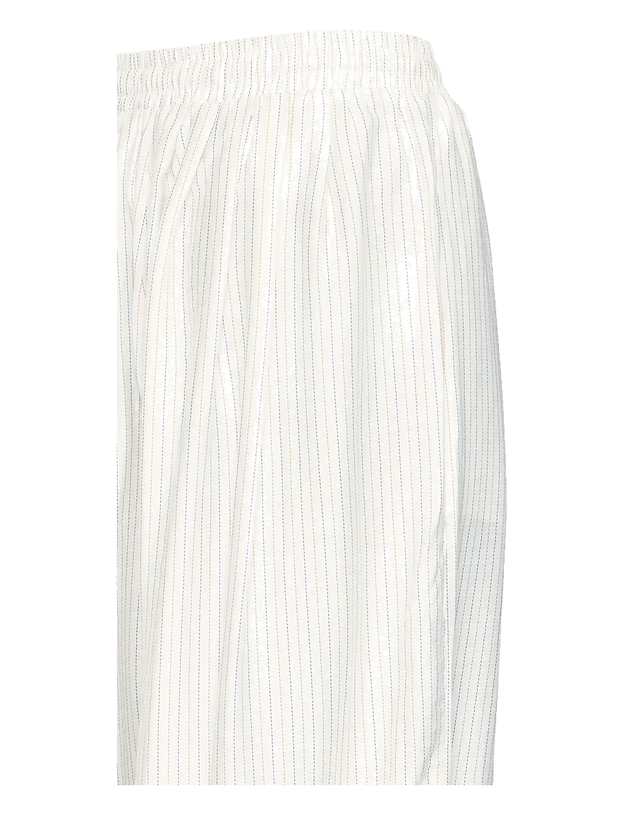 ICHI - IHHETTA PA - hosen mit geradem bein - cloud dancer w. blue stripe - 3