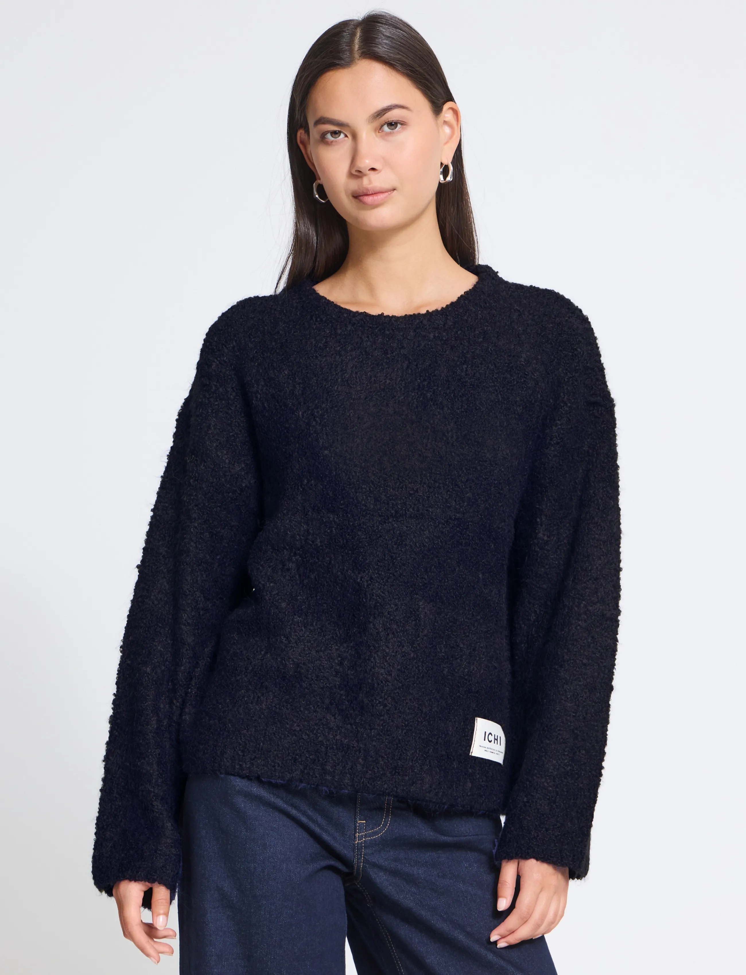 ICHI - IHSARISA LS2 - pullover - maritime blue - 5