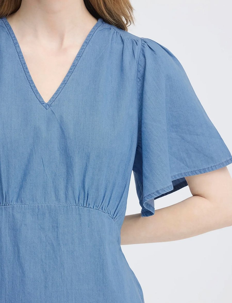 ICHI - IHBARCY ZABBY DR - denimkjoler - light blue - 3