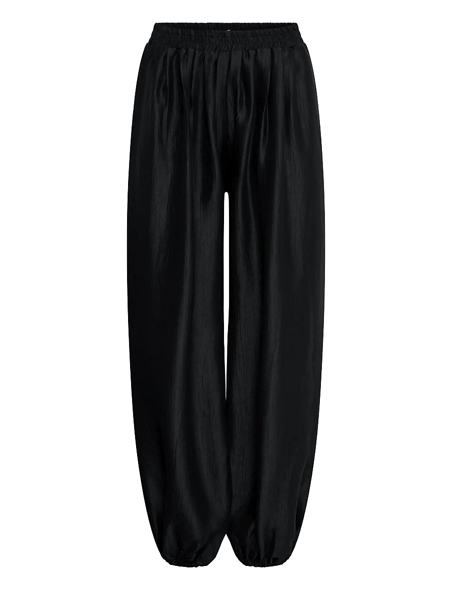 ICHI - IHBALLOON PA - spodnie barrel - black - 1