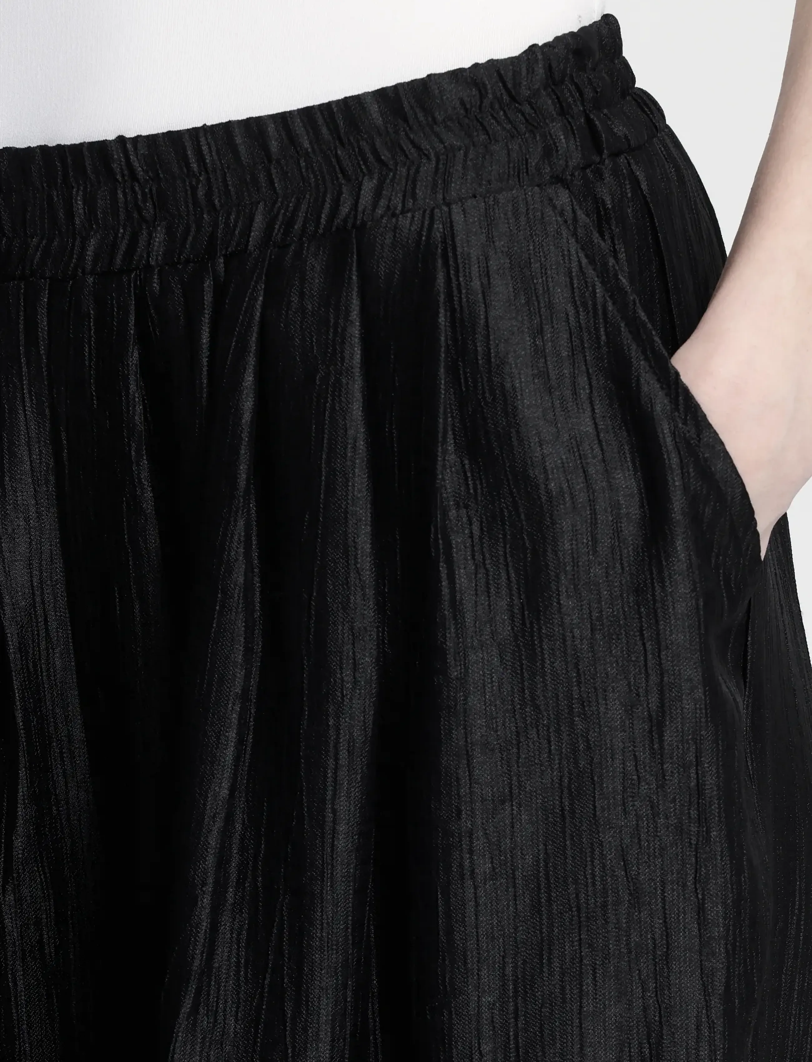 ICHI IHBALLOON PA - Vêtements - BLACK / black