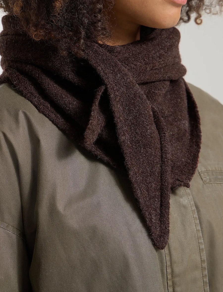 ICHI - IAGRY SC - winter scarves - chicory coffee - 4