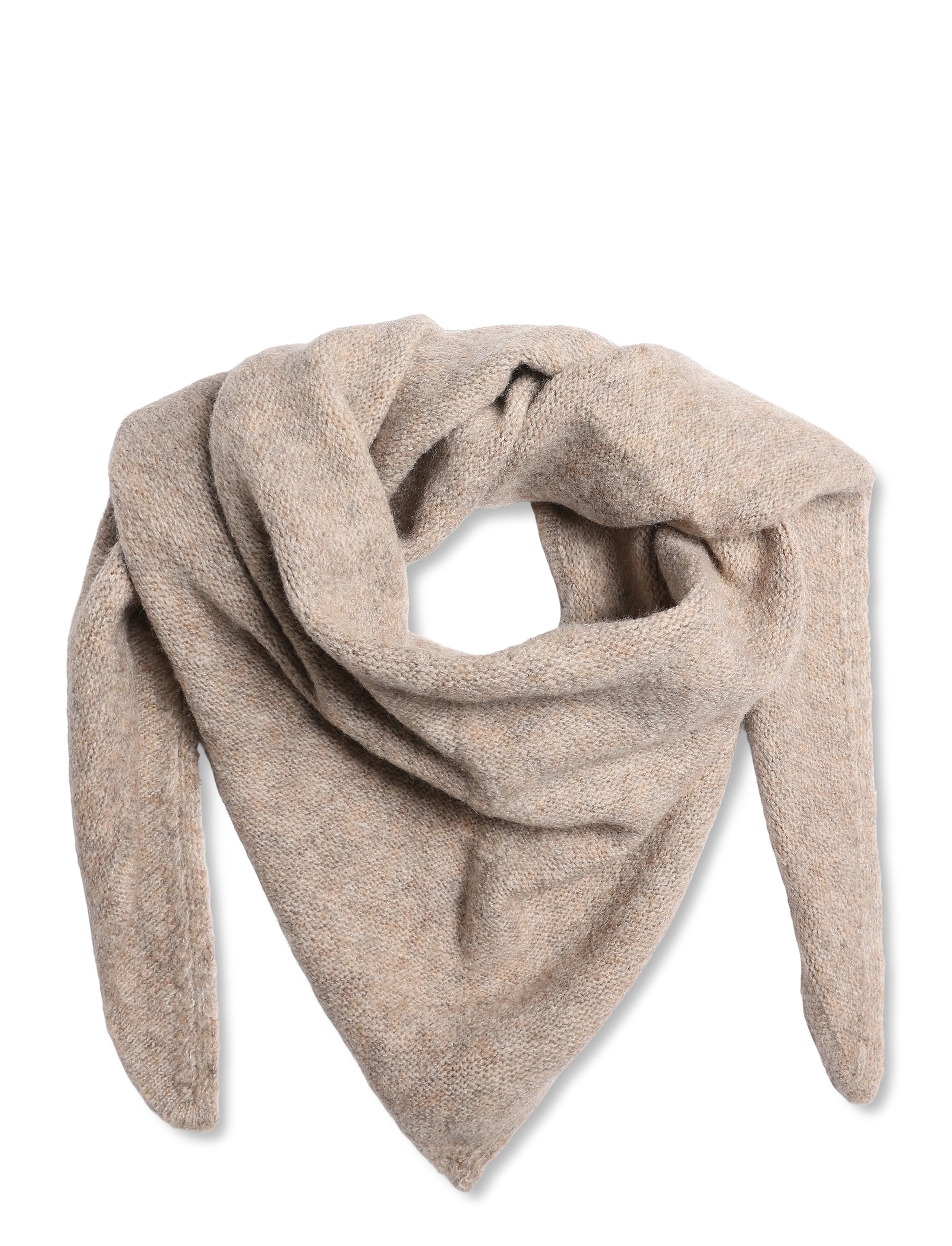 ICHI IAGRY SC - Winter scarves - OATMEAL MELANGE / beige