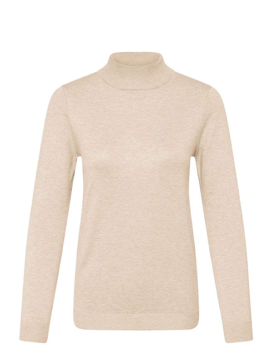 ICHI - IHLULS TURTLENECK LS - polotröjor - oatmeal melange - 1