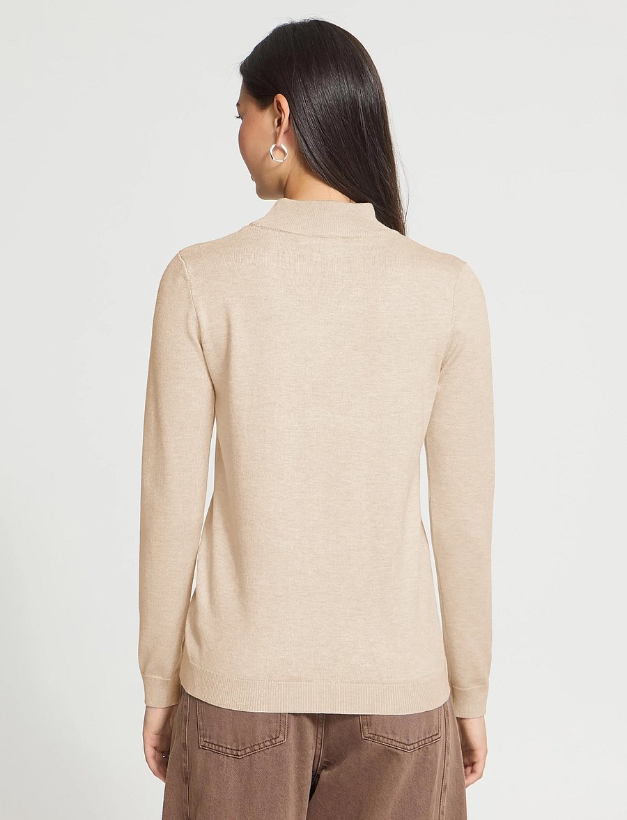 ICHI - IHLULS TURTLENECK LS - polotröjor - oatmeal melange - 3