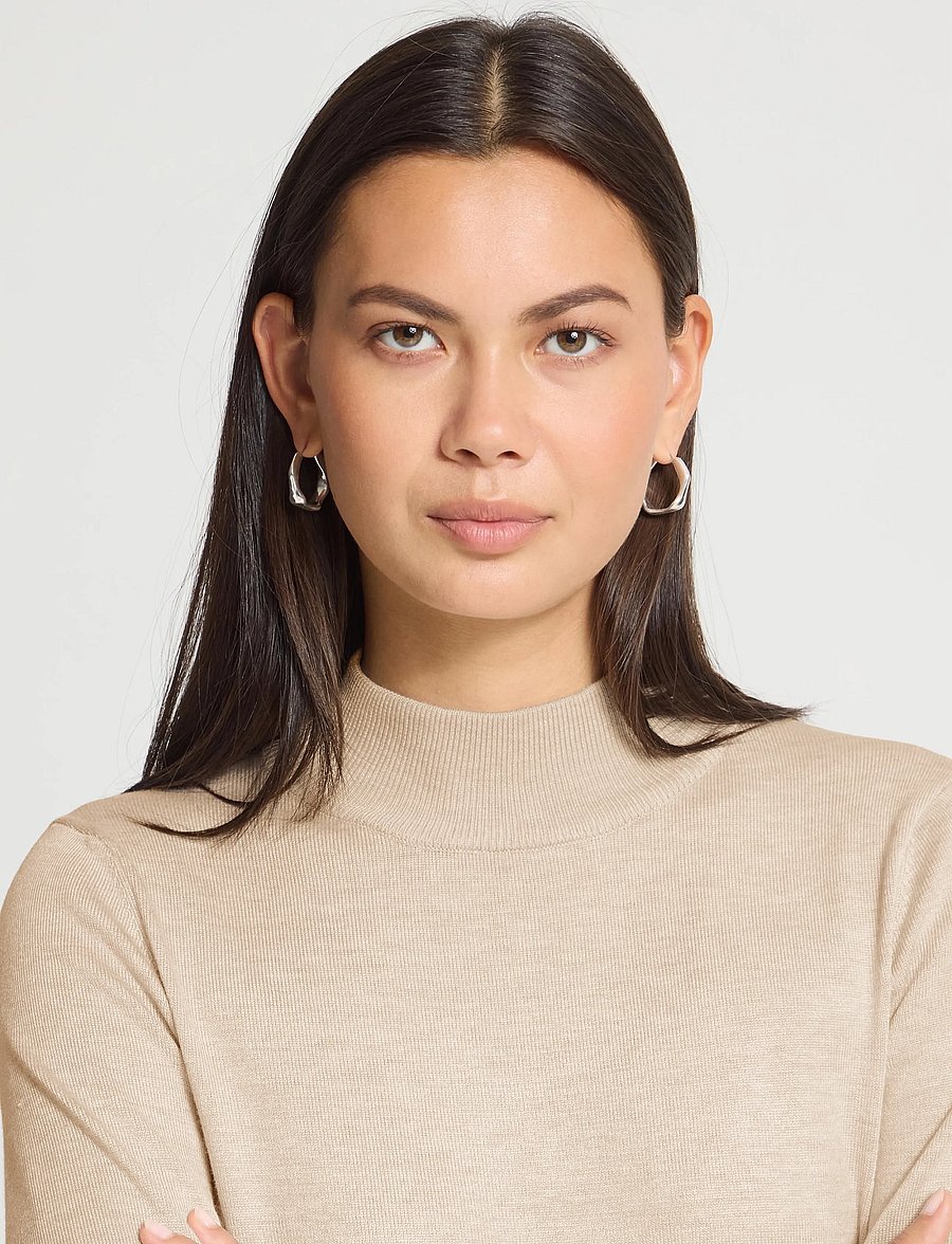 ICHI - IHLULS TURTLENECK LS - polotröjor - oatmeal melange - 4