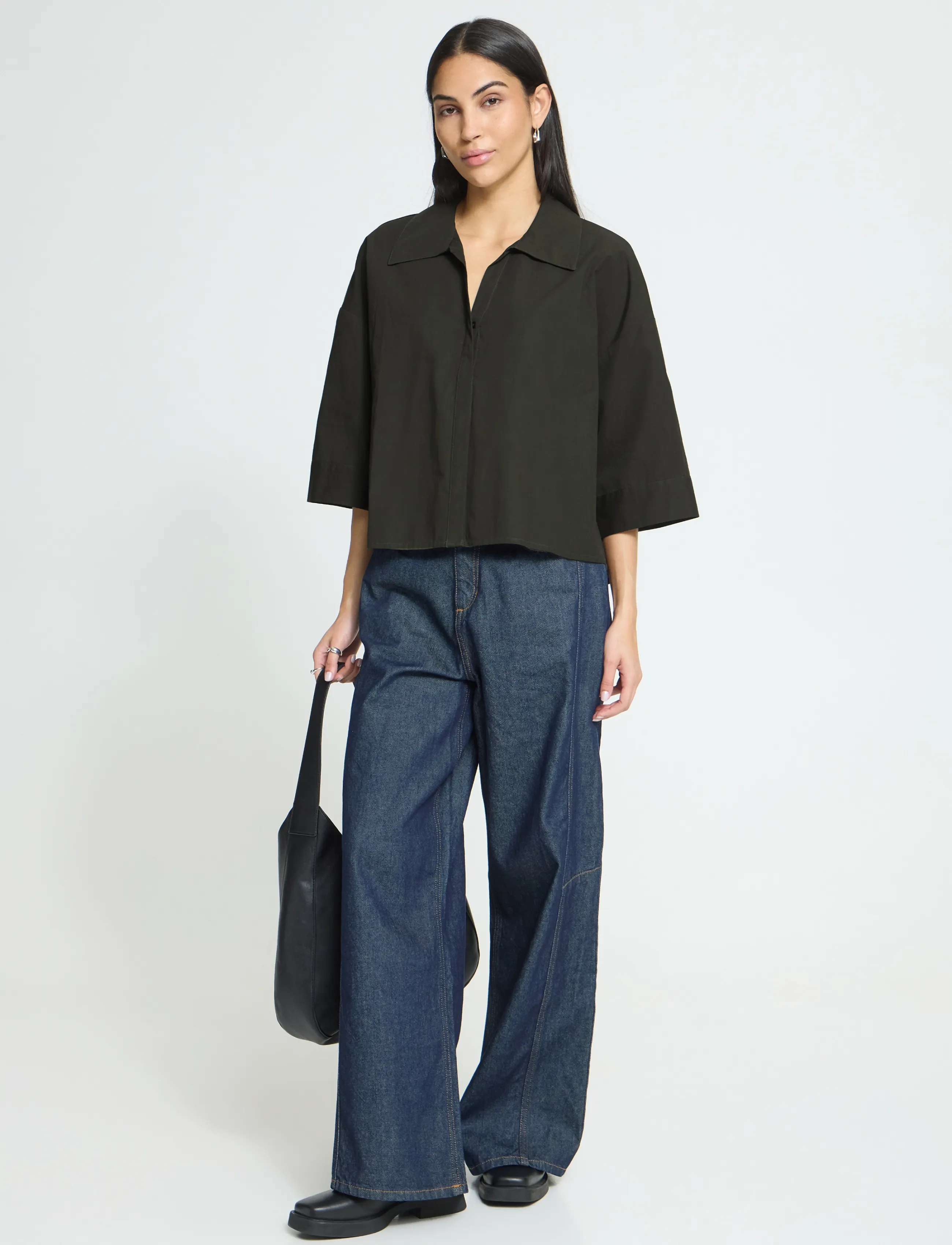ICHI IHLUANNE SH2 - Kortærmede bluser - ROSIN / khaki/green