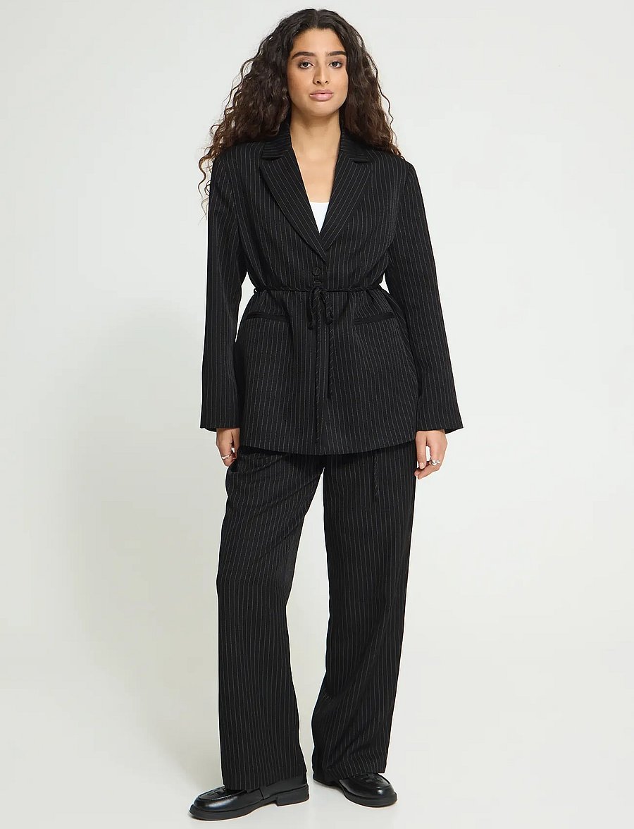 ICHI - IHILYANA BL - black / birch pinstripe - 0