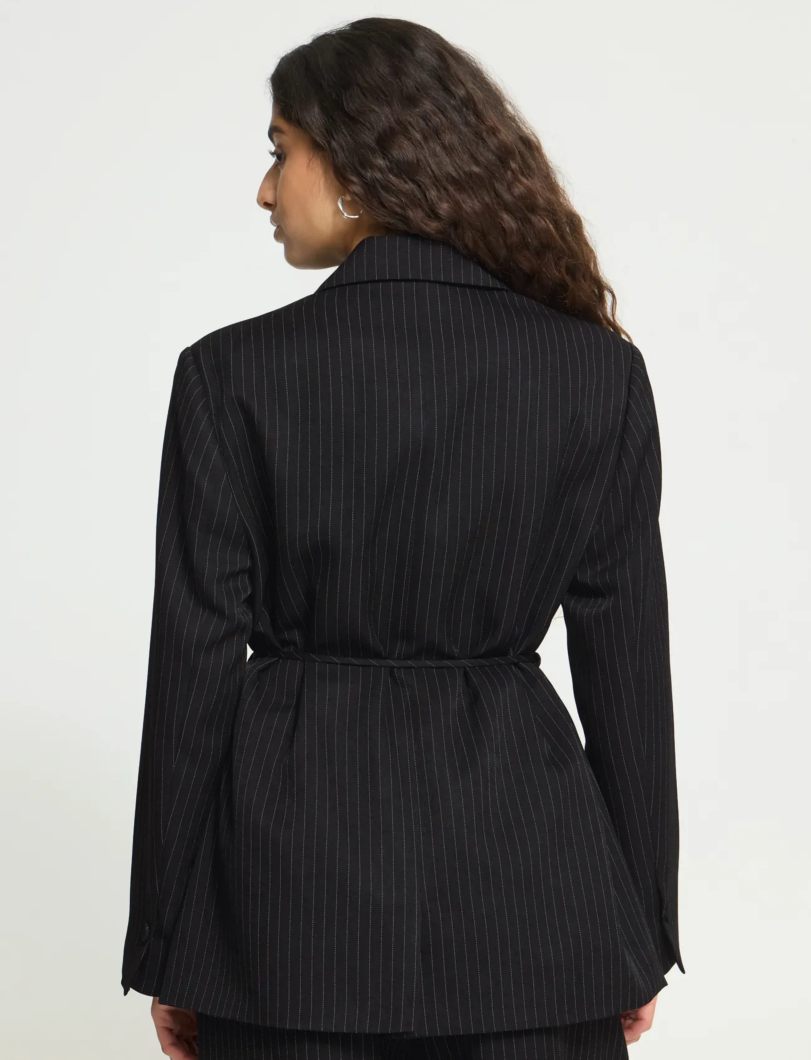 ICHI - IHILYANA BL - black / birch pinstripe - 3