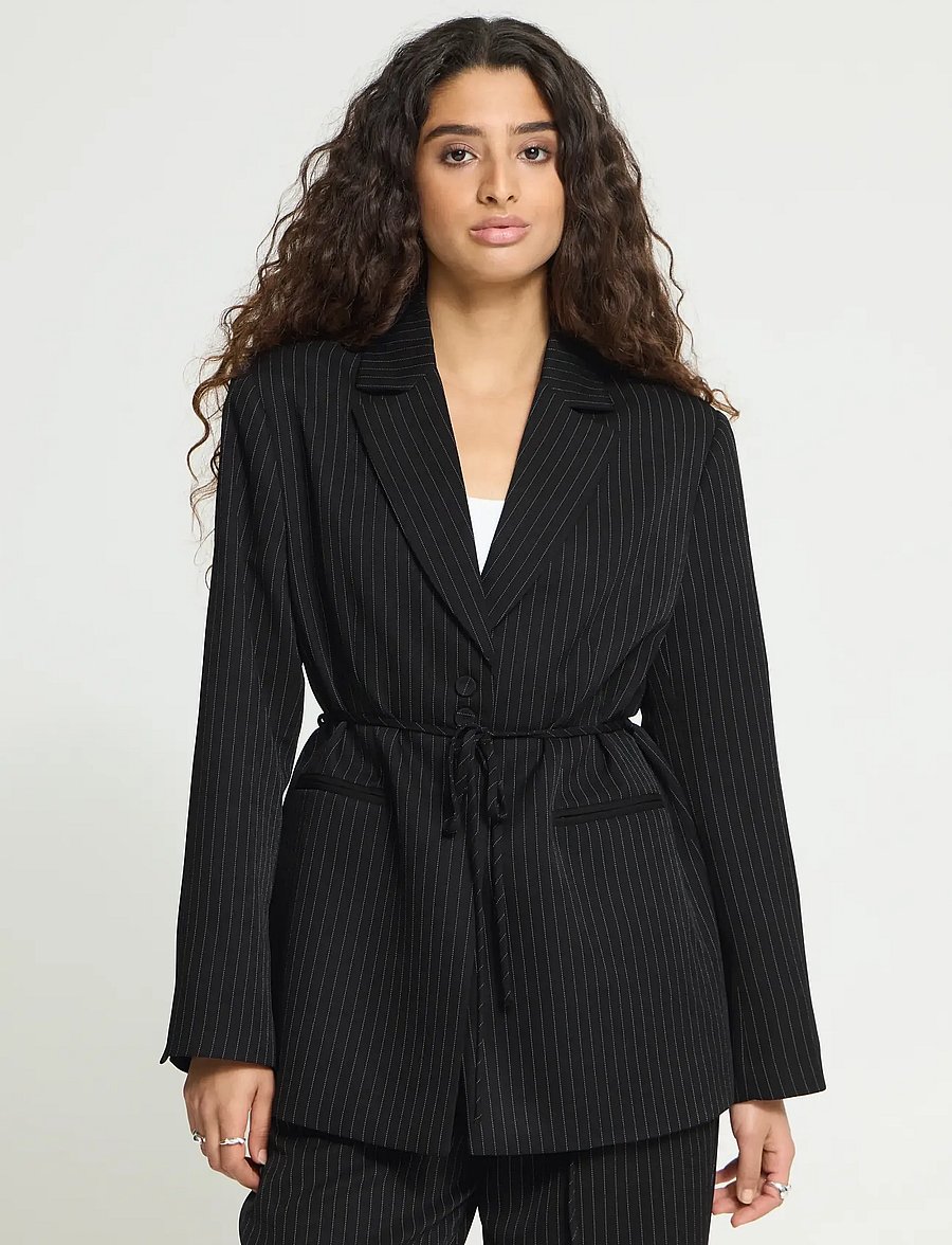 ICHI - IHILYANA BL - black / birch pinstripe - 5