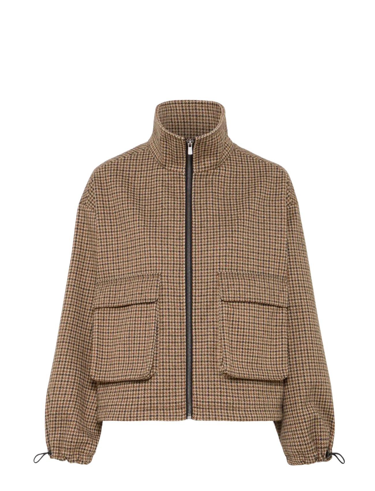 ICHI - IHESOLU JA - utility jackets - brown check - 1