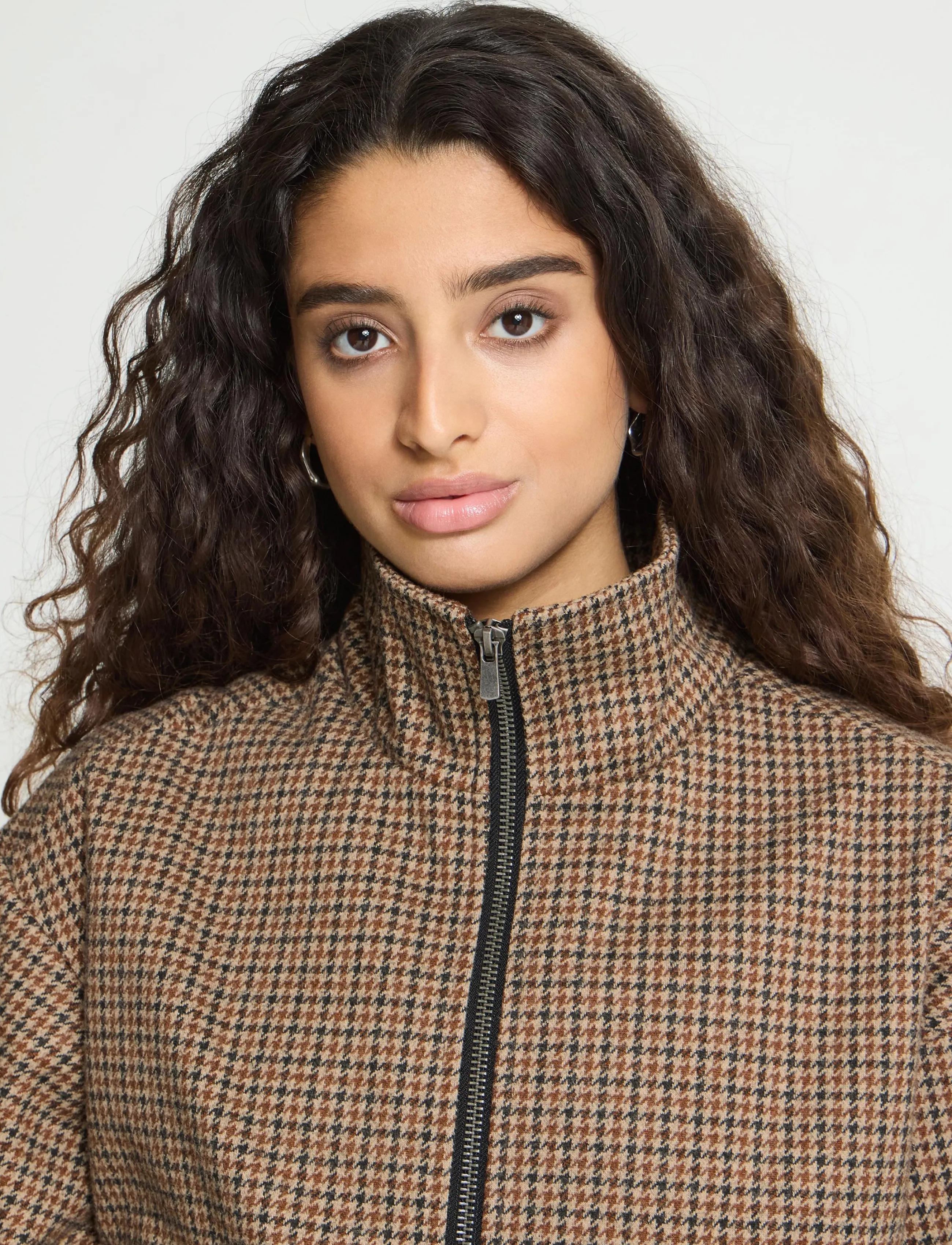 ICHI - IHESOLU JA - utility jackets - brown check - 0