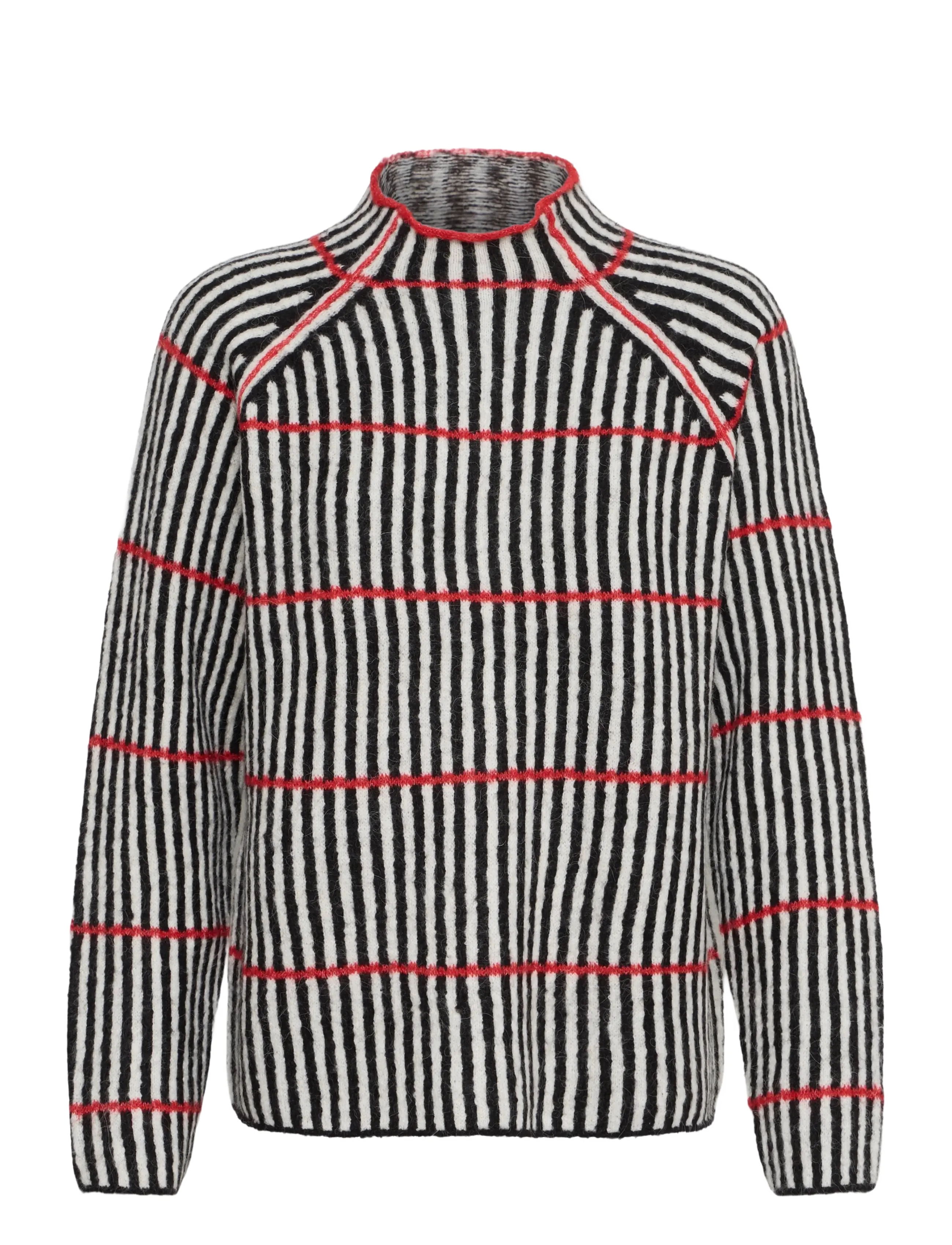 BLACK WHITE SALSA STRIPE