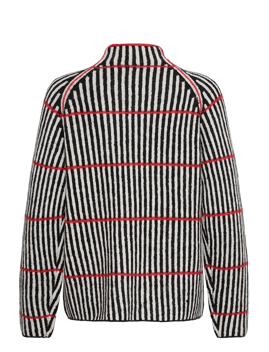 ICHI - IHKAMARA LS STRIPE6 - pullover - black white salsa stripe - 2