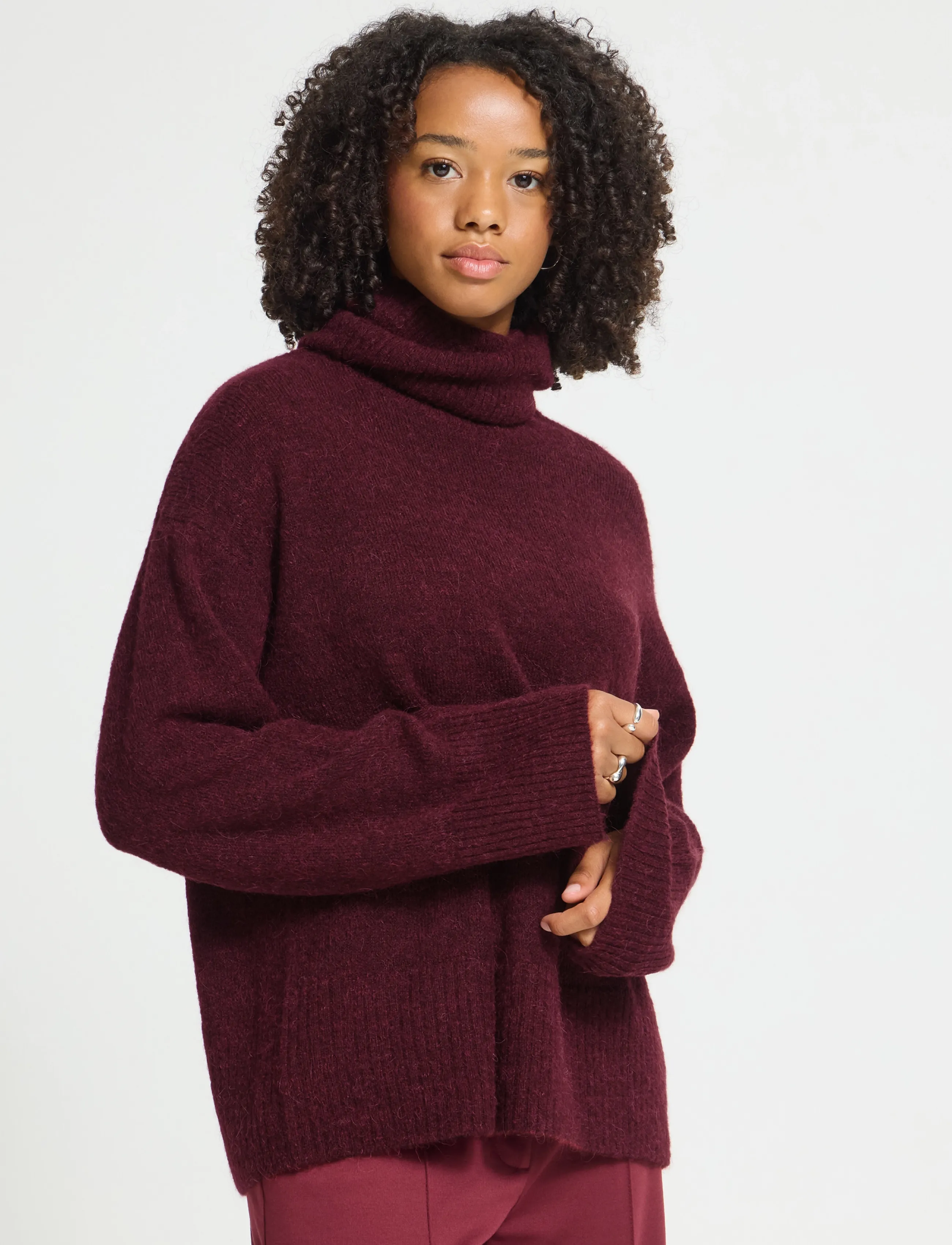 ICHI - IHKAMARA RN3 - pullover - zinfandel - 5