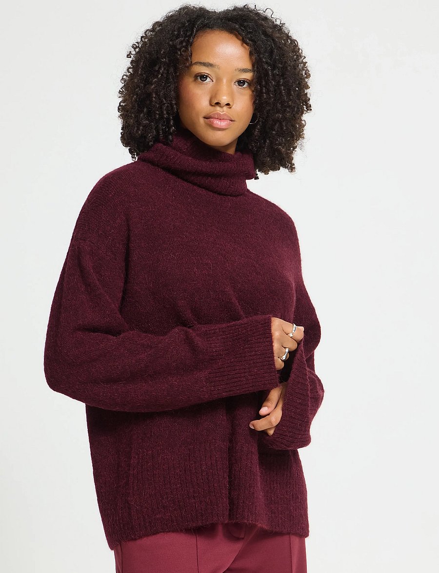 ICHI - IHKAMARA RN3 - pullover - zinfandel - 5
