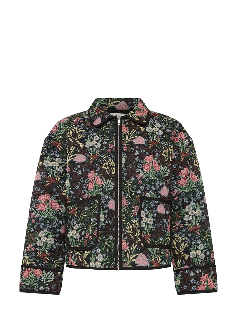 ICHI - IHHULINA JA - spring jackets - jaquard flower - 1