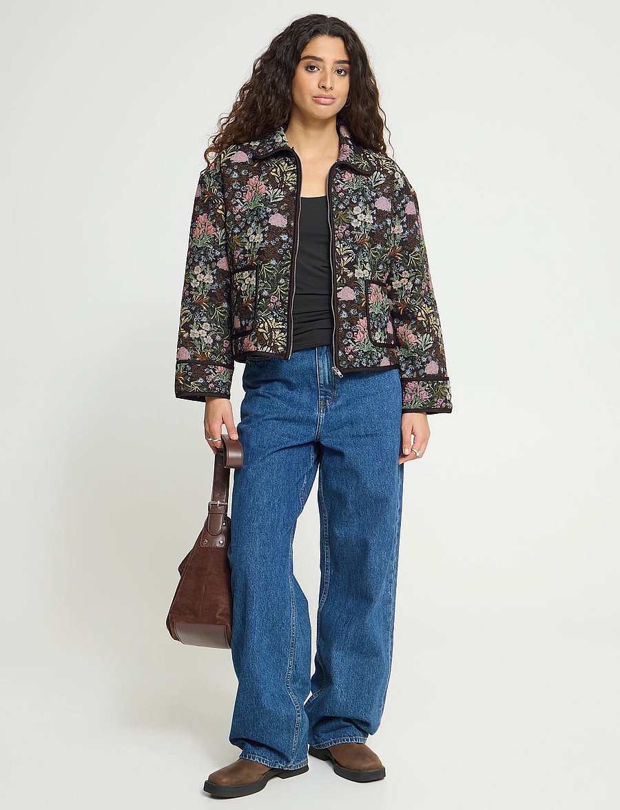 ICHI - IHHULINA JA - spring jackets - jaquard flower - 4