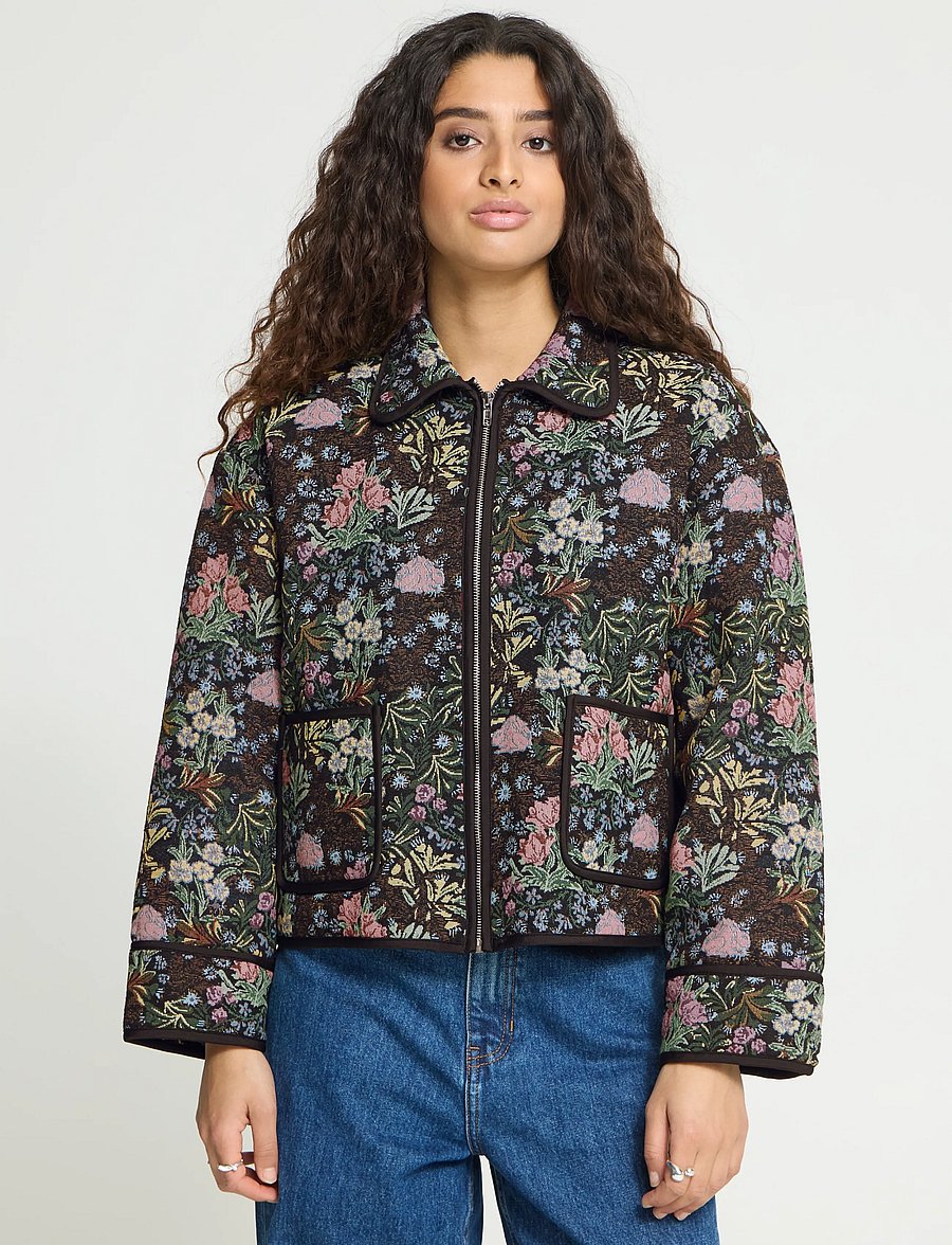 ICHI - IHHULINA JA - spring jackets - jaquard flower - 5