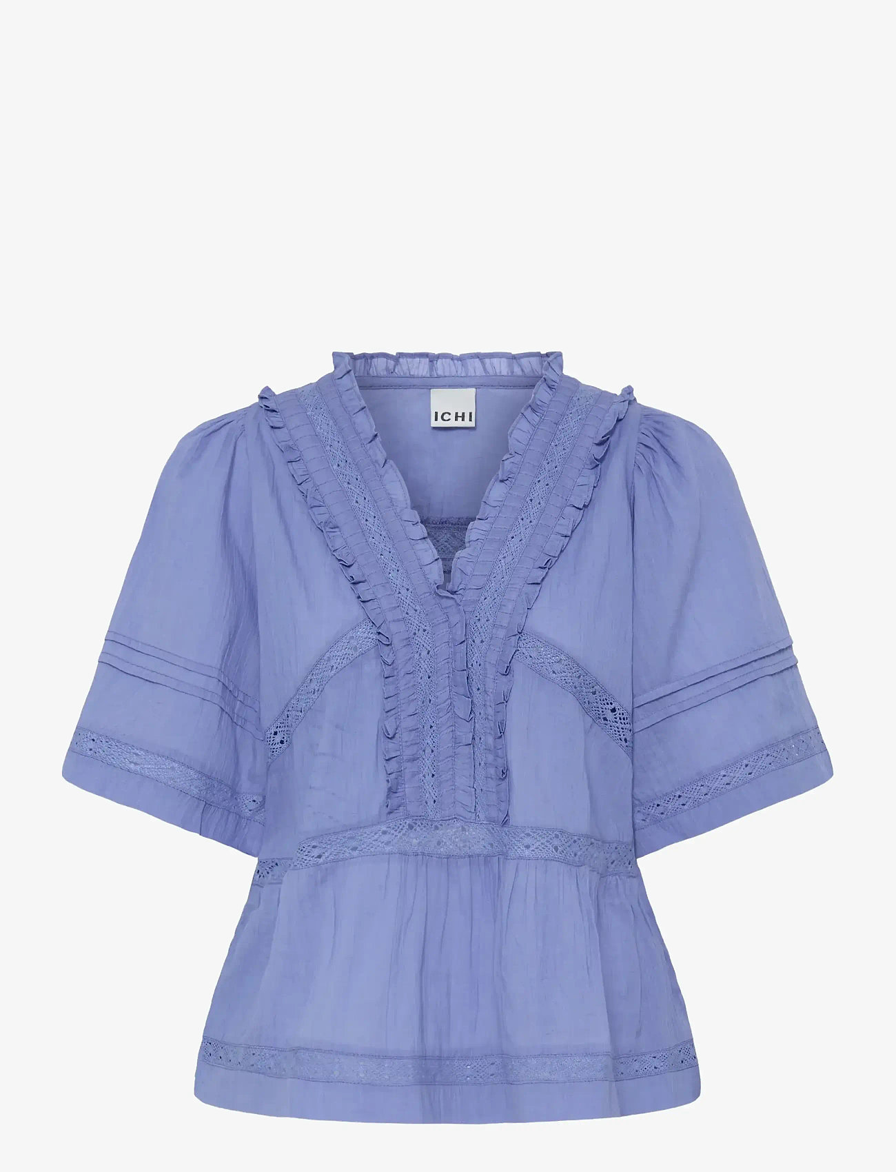 ICHI - IHVOILANA SS - kortærmede bluser - wedgewood - 1