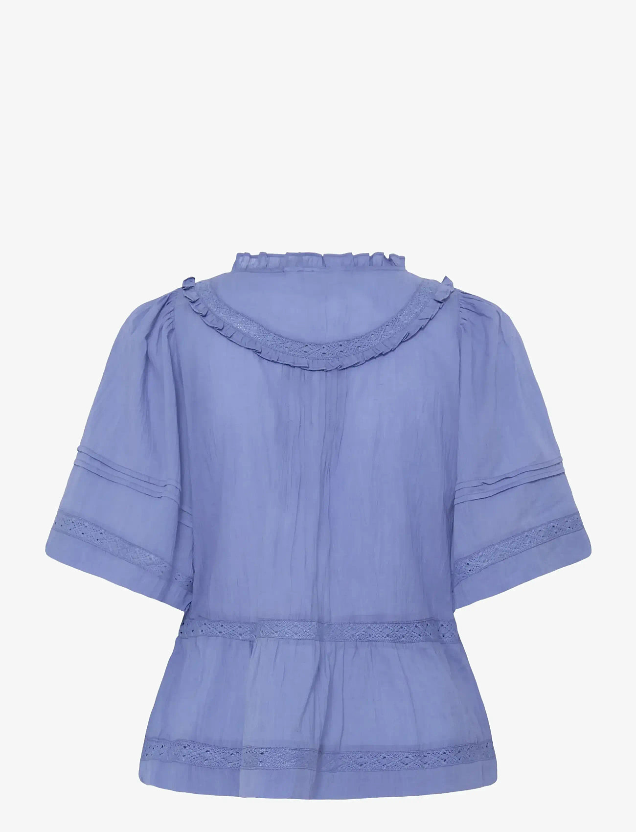 ICHI - IHVOILANA SS - kortærmede bluser - wedgewood - 2