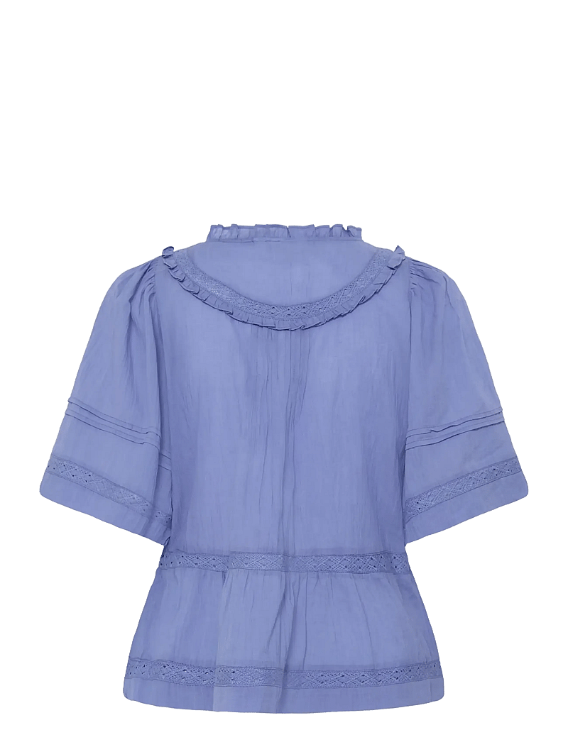 ICHI - IHVOILANA SS - kortærmede bluser - wedgewood - 2