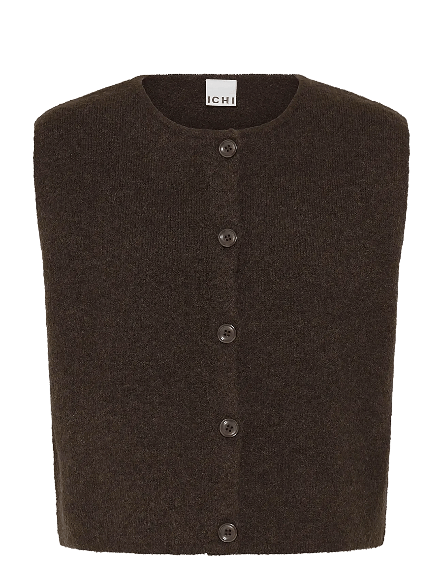 ICHI - IHPANORA WA - strickwesten - coffee bean melange - 1