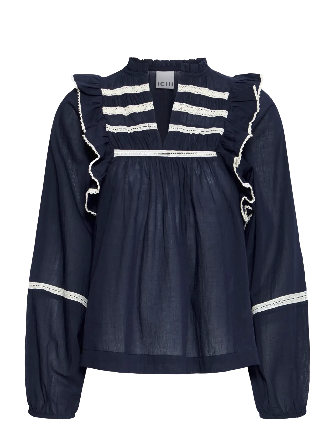 ICHI IHVOILANA LS - Kleidung - MARITIME BLUE / navy