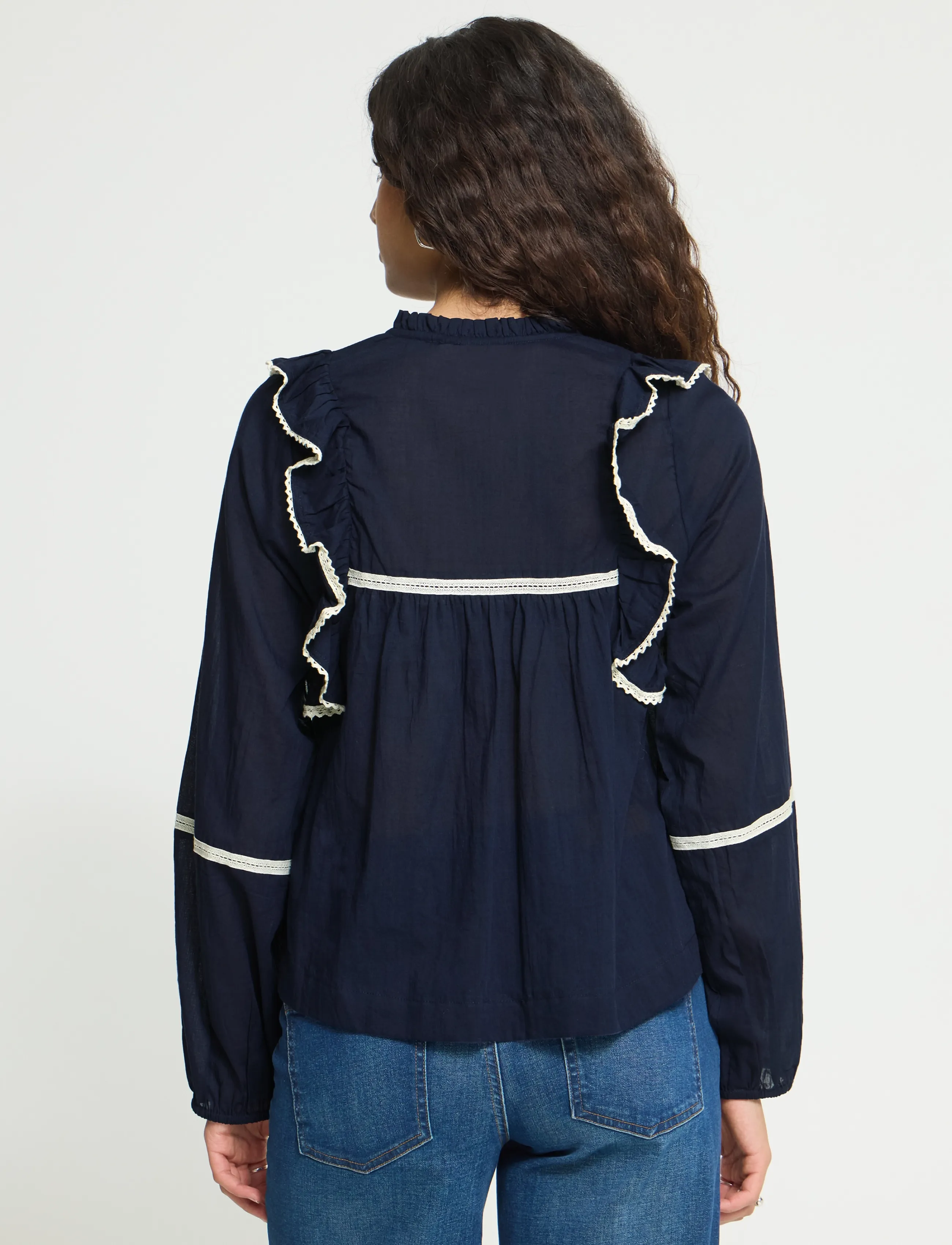 ICHI - IHVOILANA LS - maritime blue - 3