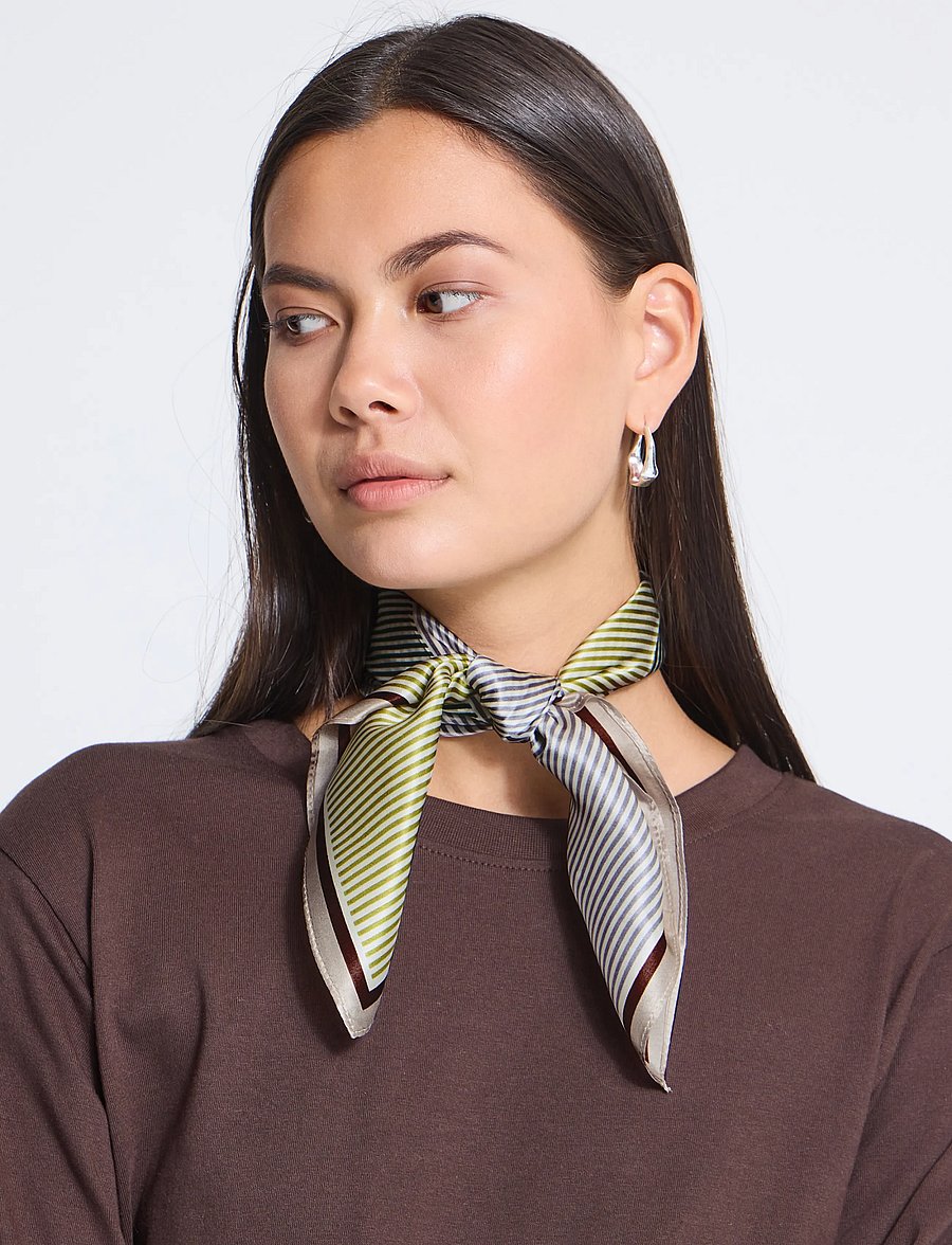 ICHI - IAEDA SC - lightweight scarves - coffee bean - 0