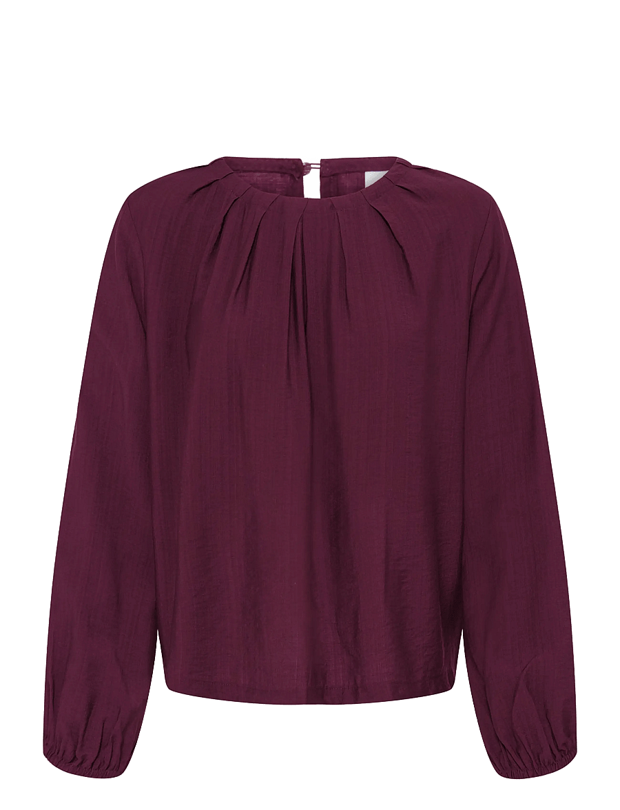 ICHI - IHIMELDA LS2 - långärmade blusar - zinfandel - 0