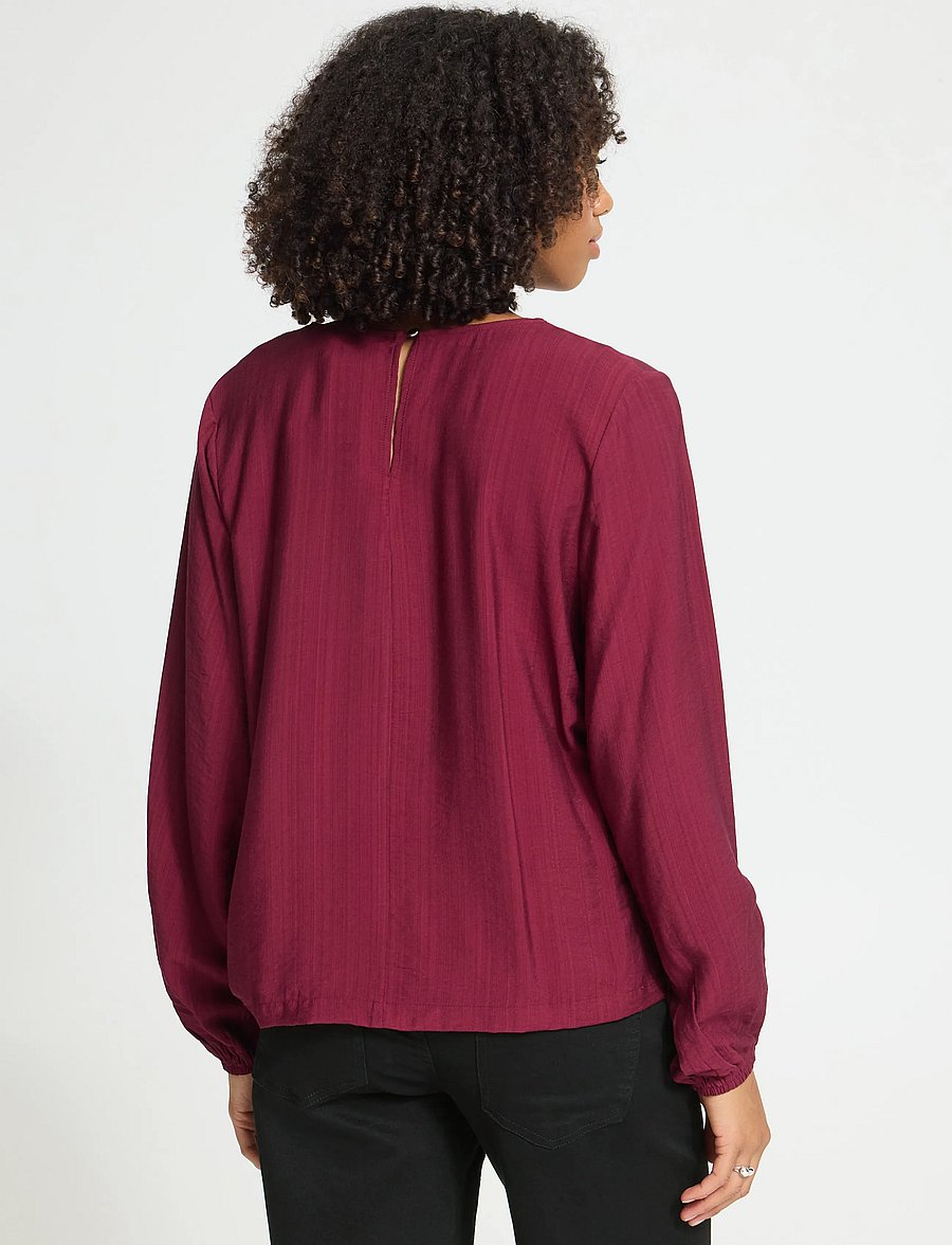 ICHI - IHIMELDA LS2 - langärmelige blusen - zinfandel - 3