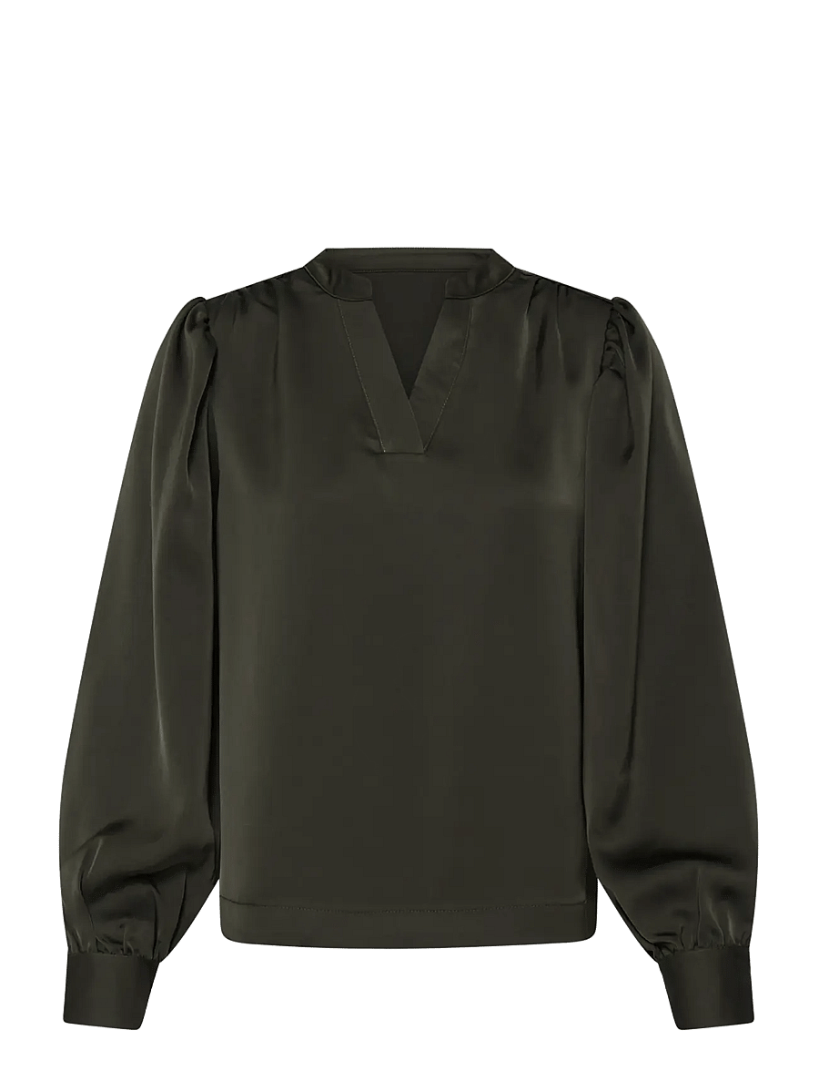 ICHI - IHLETTA THIN LS - langärmelige blusen - rosin - 1
