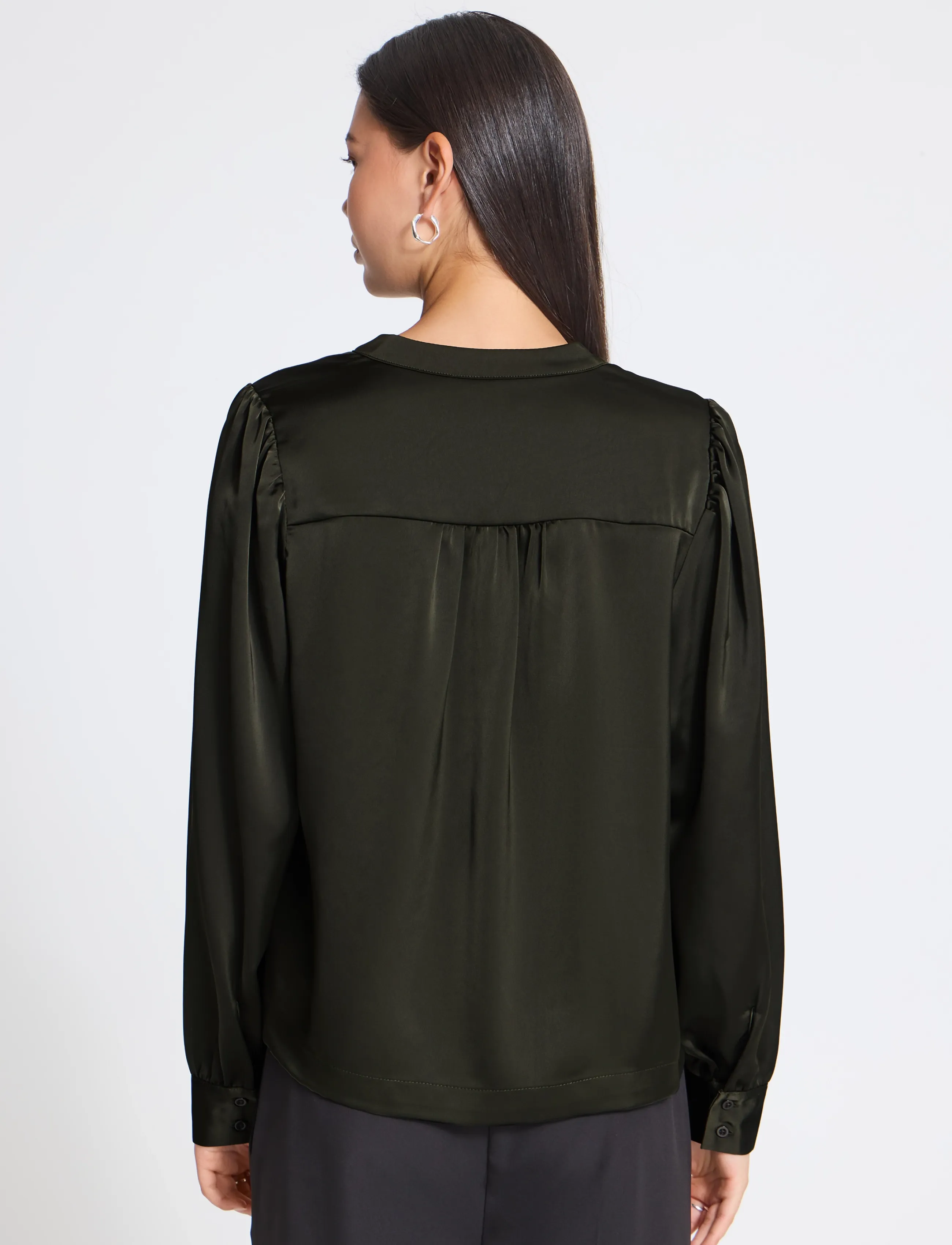 ICHI - IHLETTA THIN LS - langärmelige blusen - rosin - 3