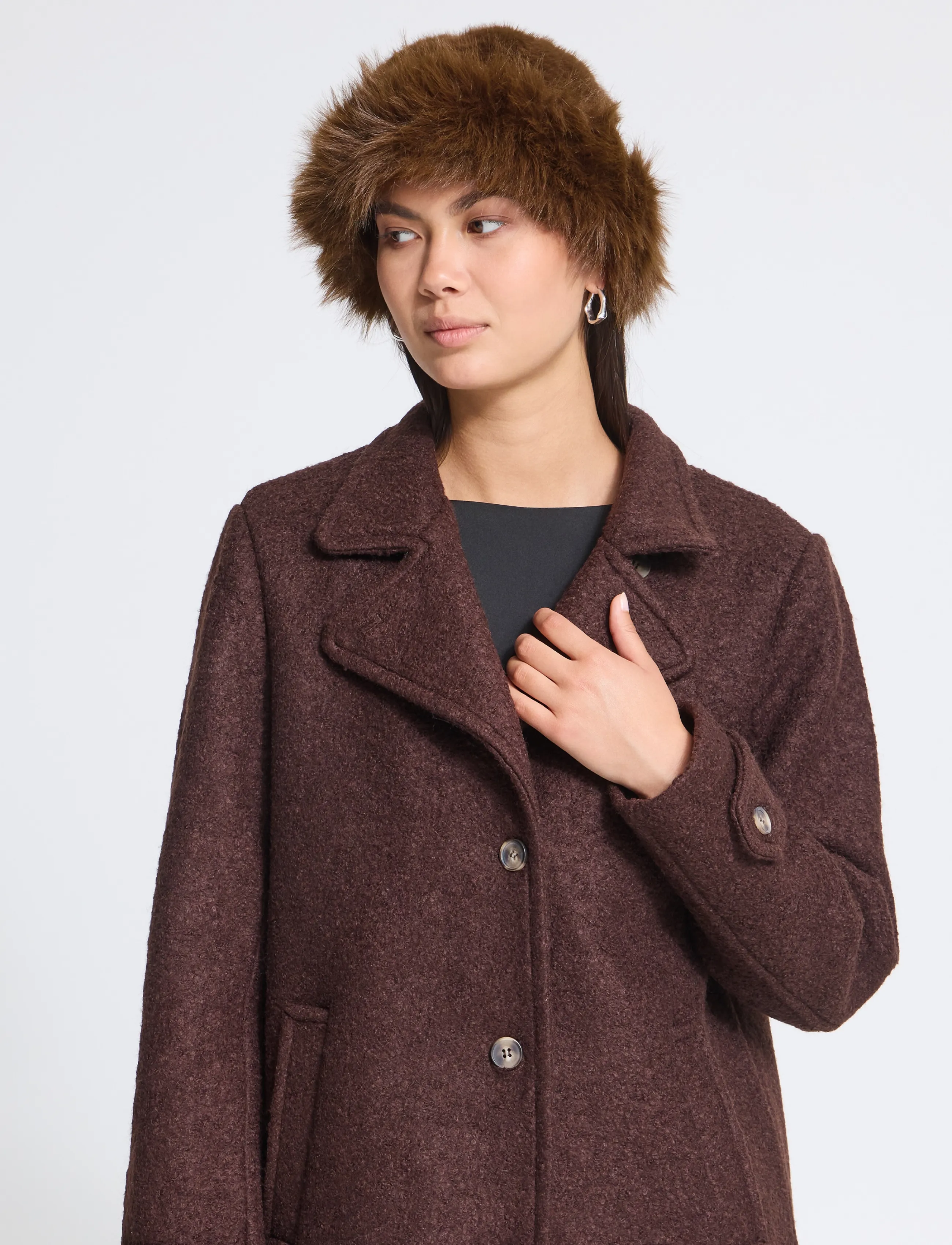 ICHI - IAEBNA HOOD - hüte - coffee bean - 3