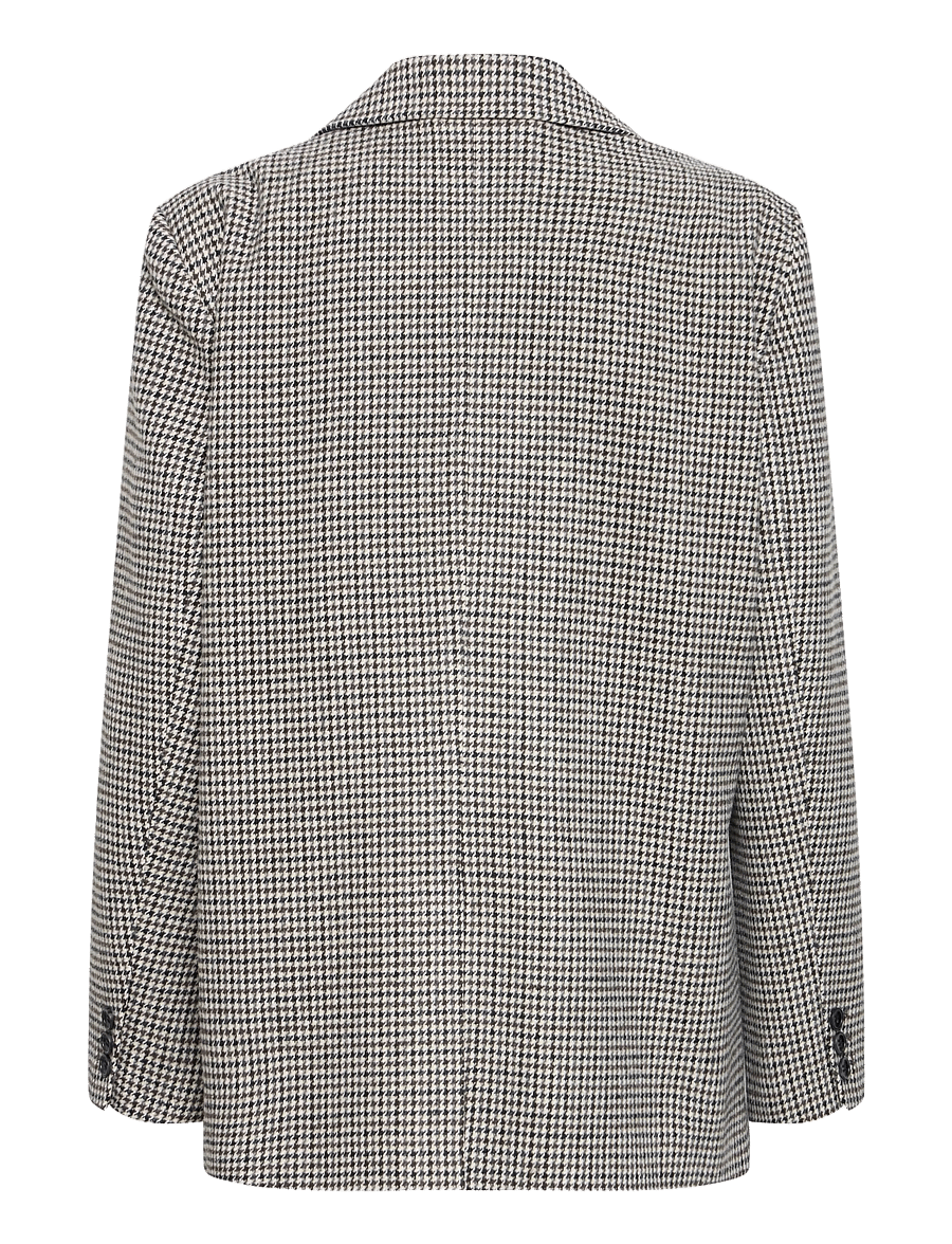 ICHI - IHLUBANA BL - single breasted blazers - grey check - 2