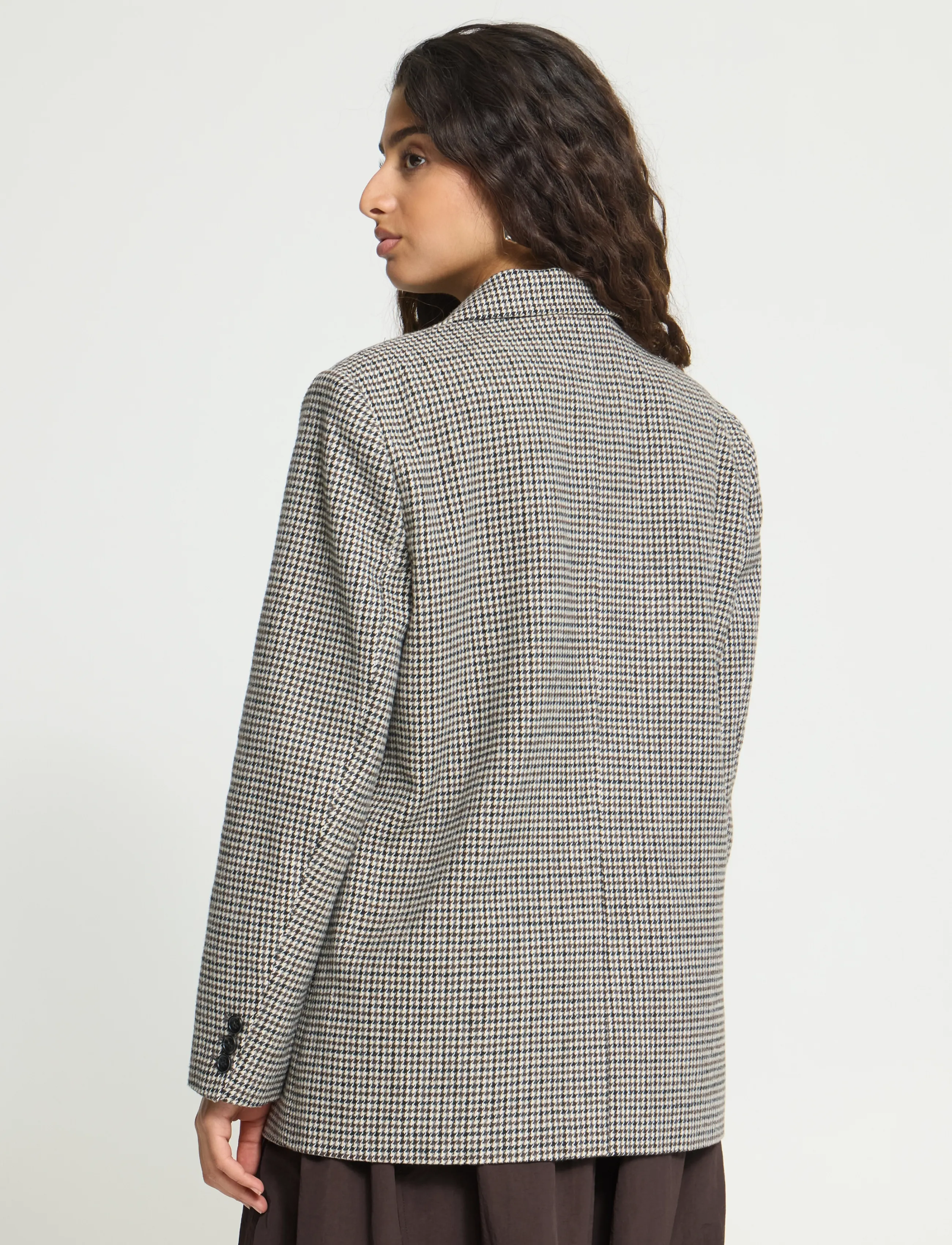 ICHI - IHLUBANA BL - grey check - 3