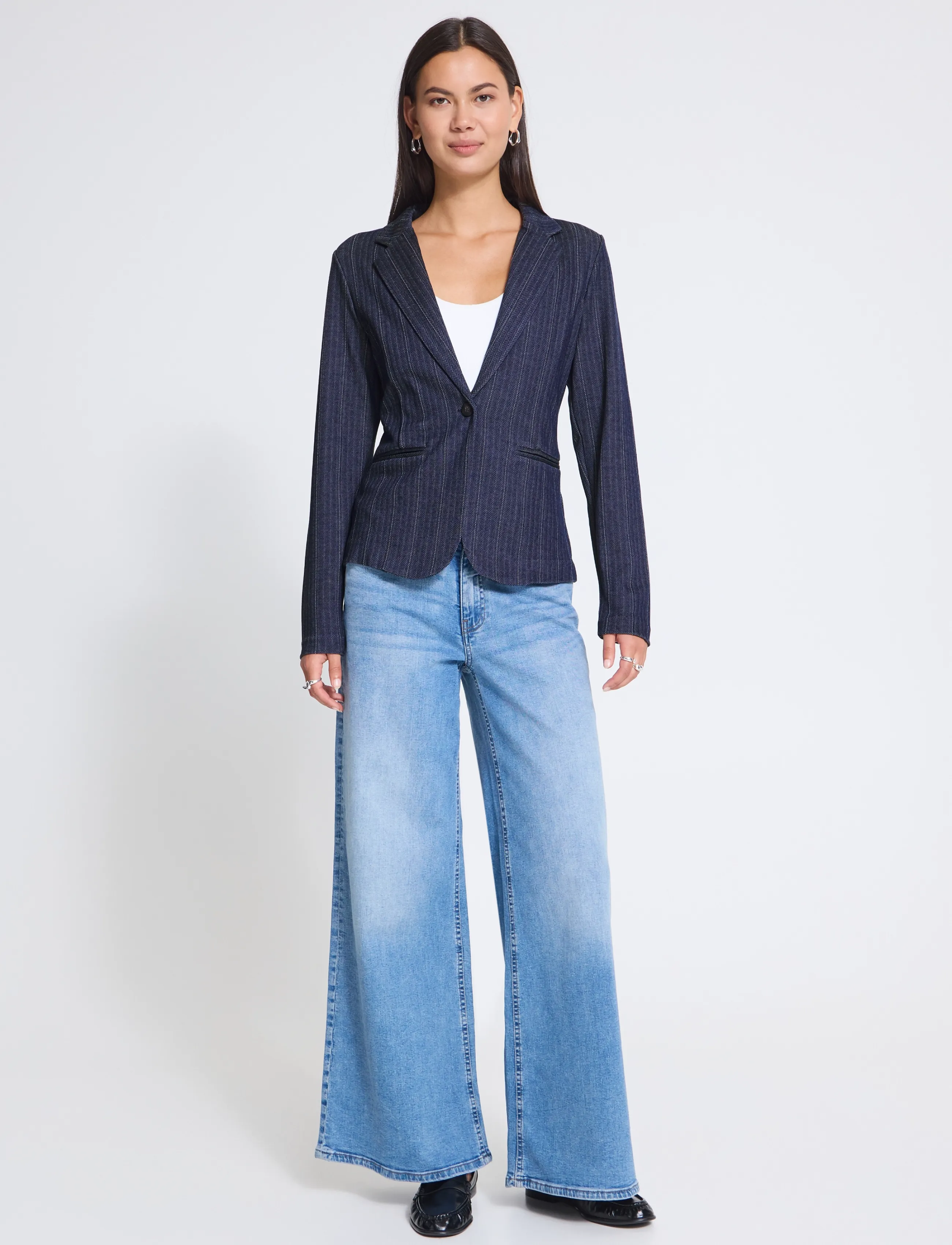 ICHI Ihkate Pinelle Bl, XS, Blazer, Marineblau - Single Breasted Frauen